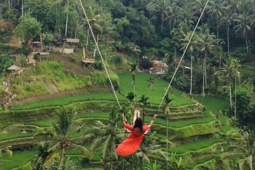 Conquer your fear on Bali's swing