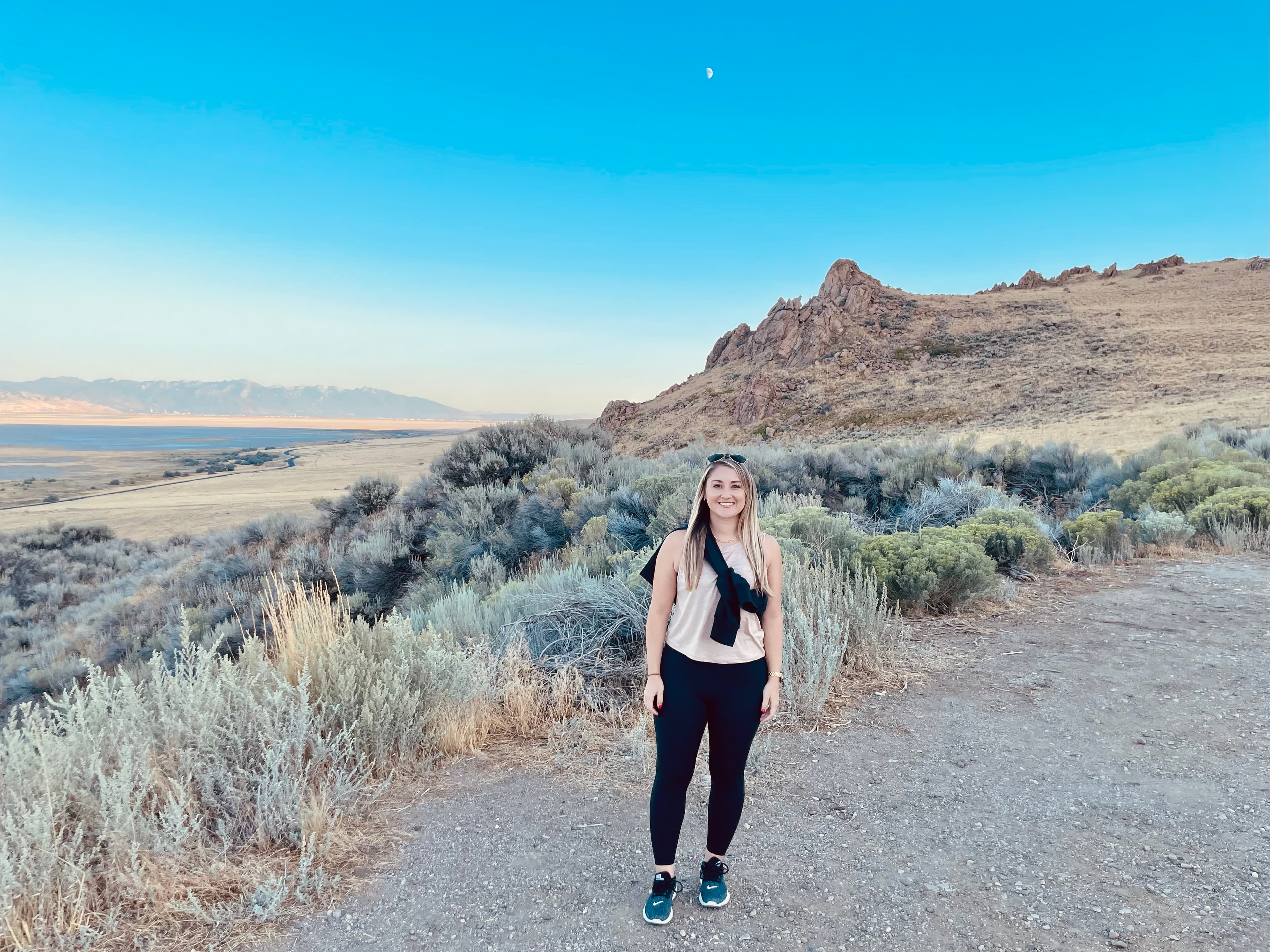 Picture of Lauren trekking