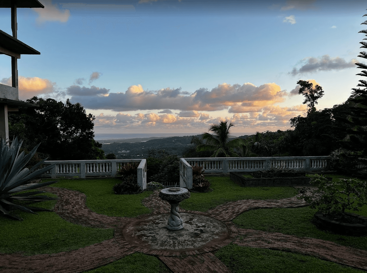 Night view of valley