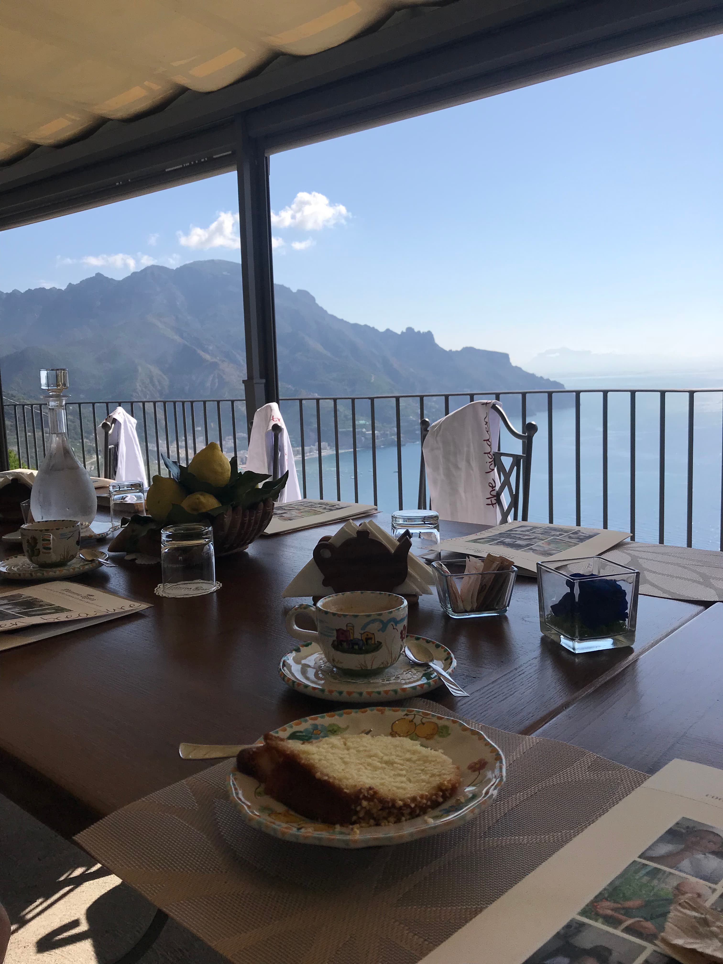 Breakfast with a view