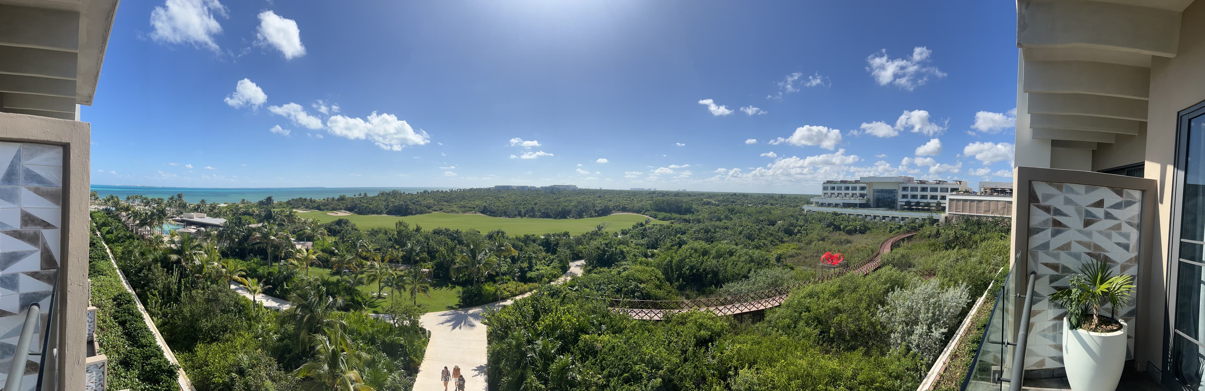 Beautiful view from the hotel