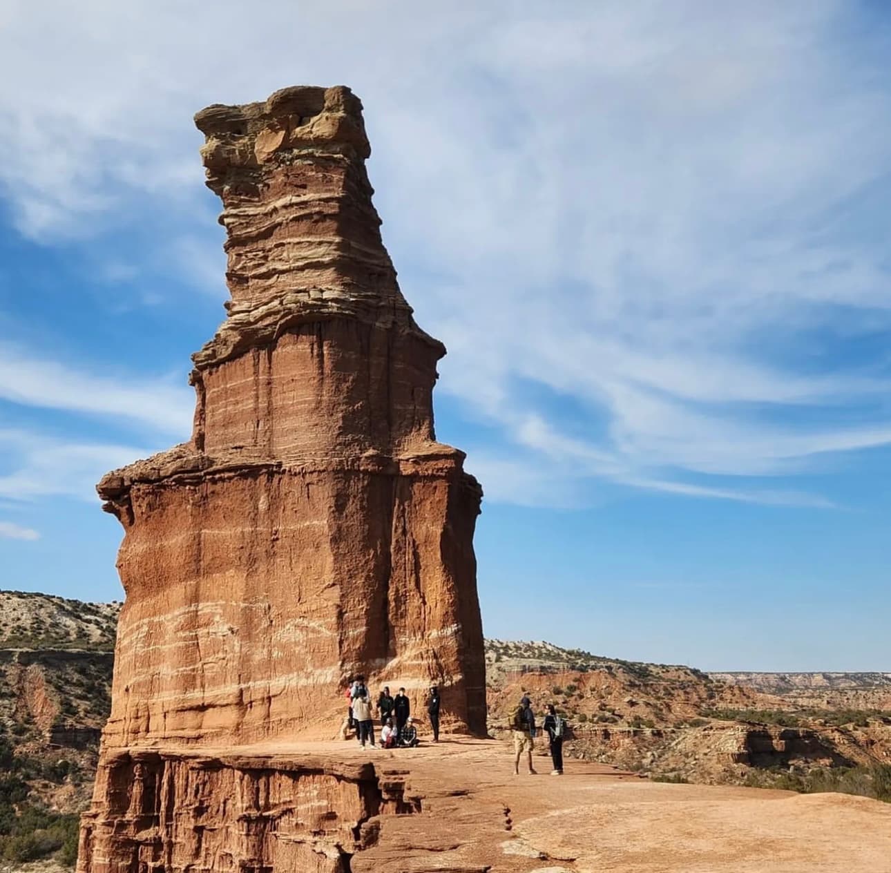 A huge ancient muddy tower