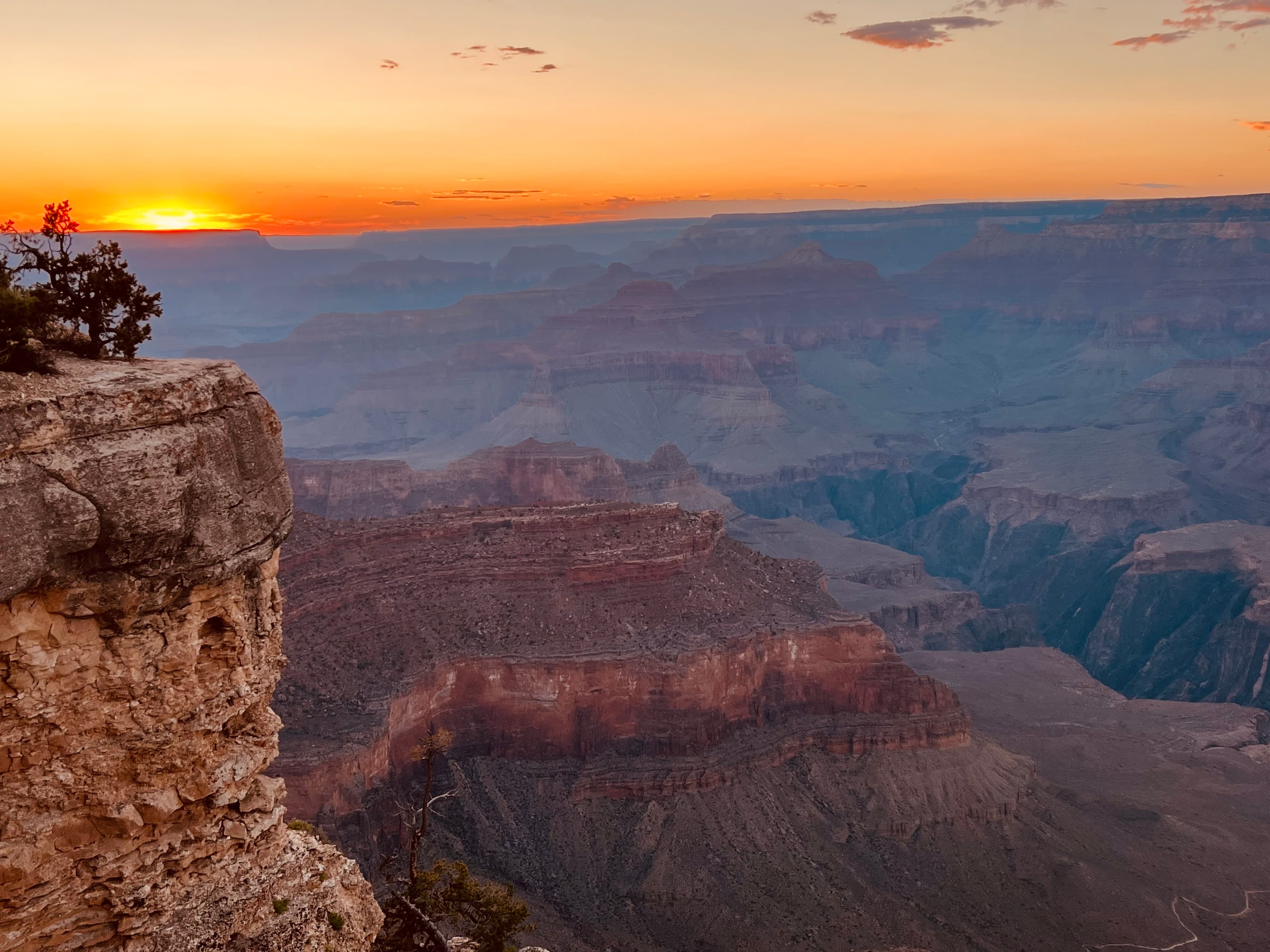Picture of Grand Canyon National Park at sunset