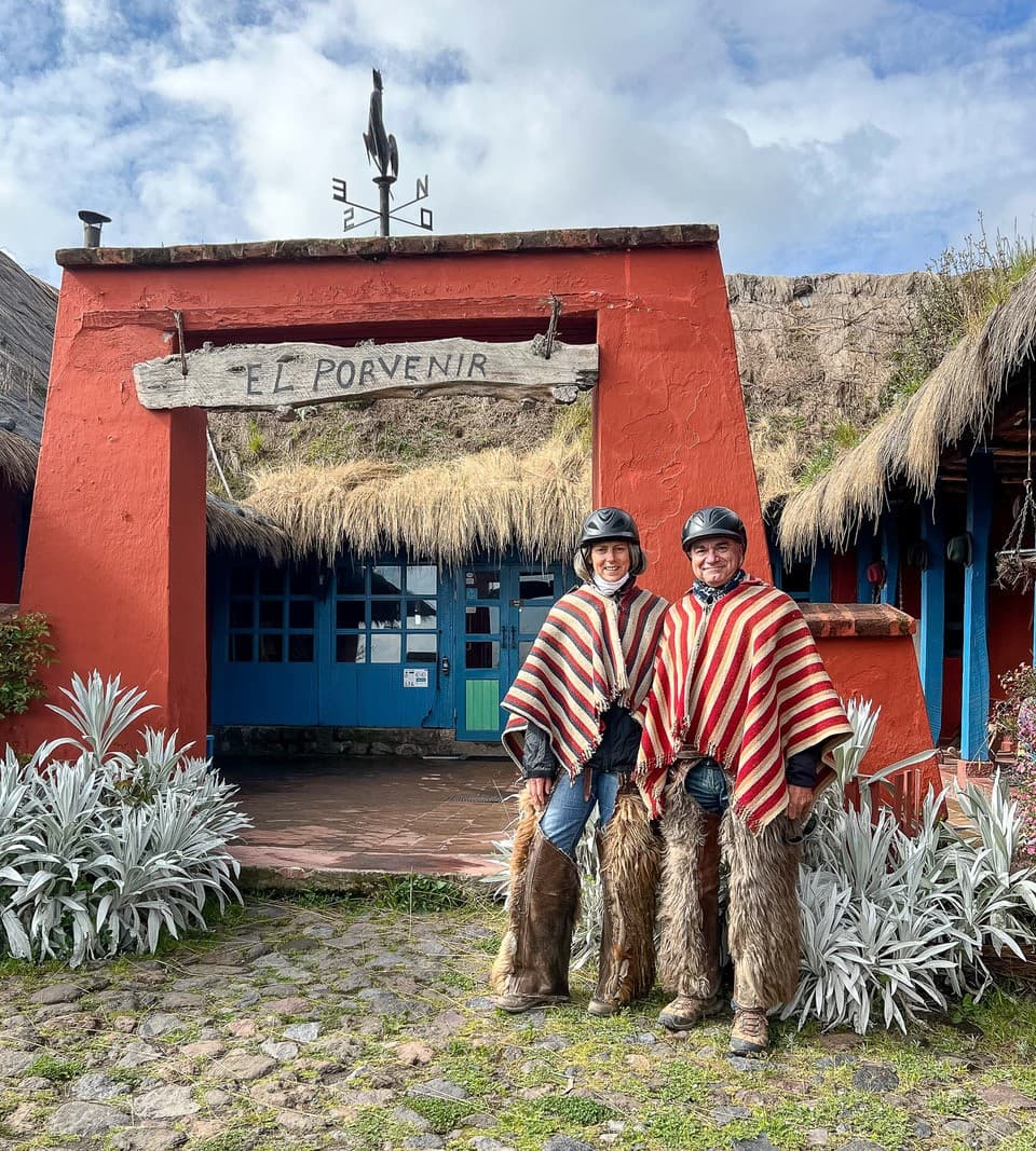 Ann with her partner