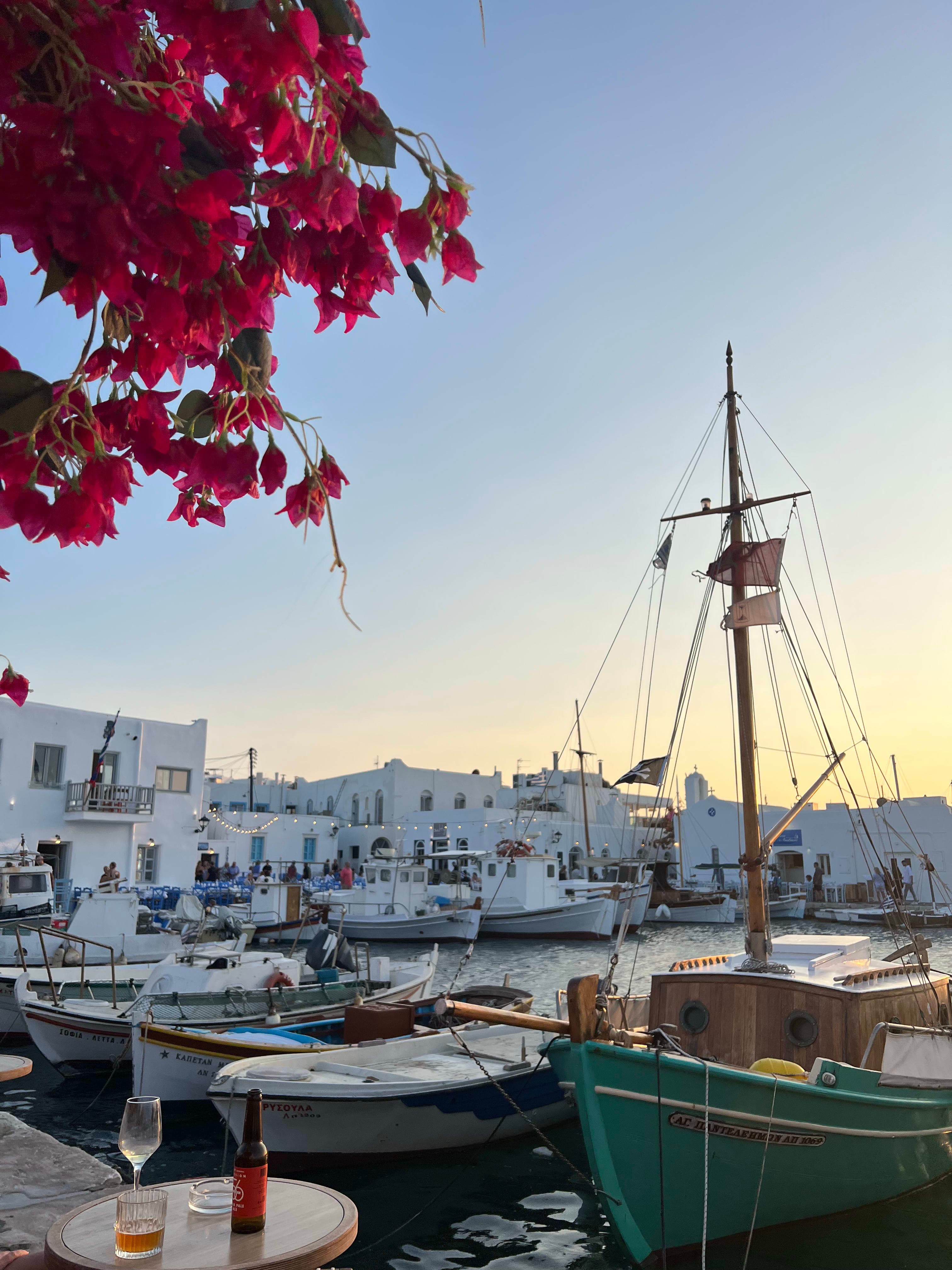Beautiful view of Paros Greek Island