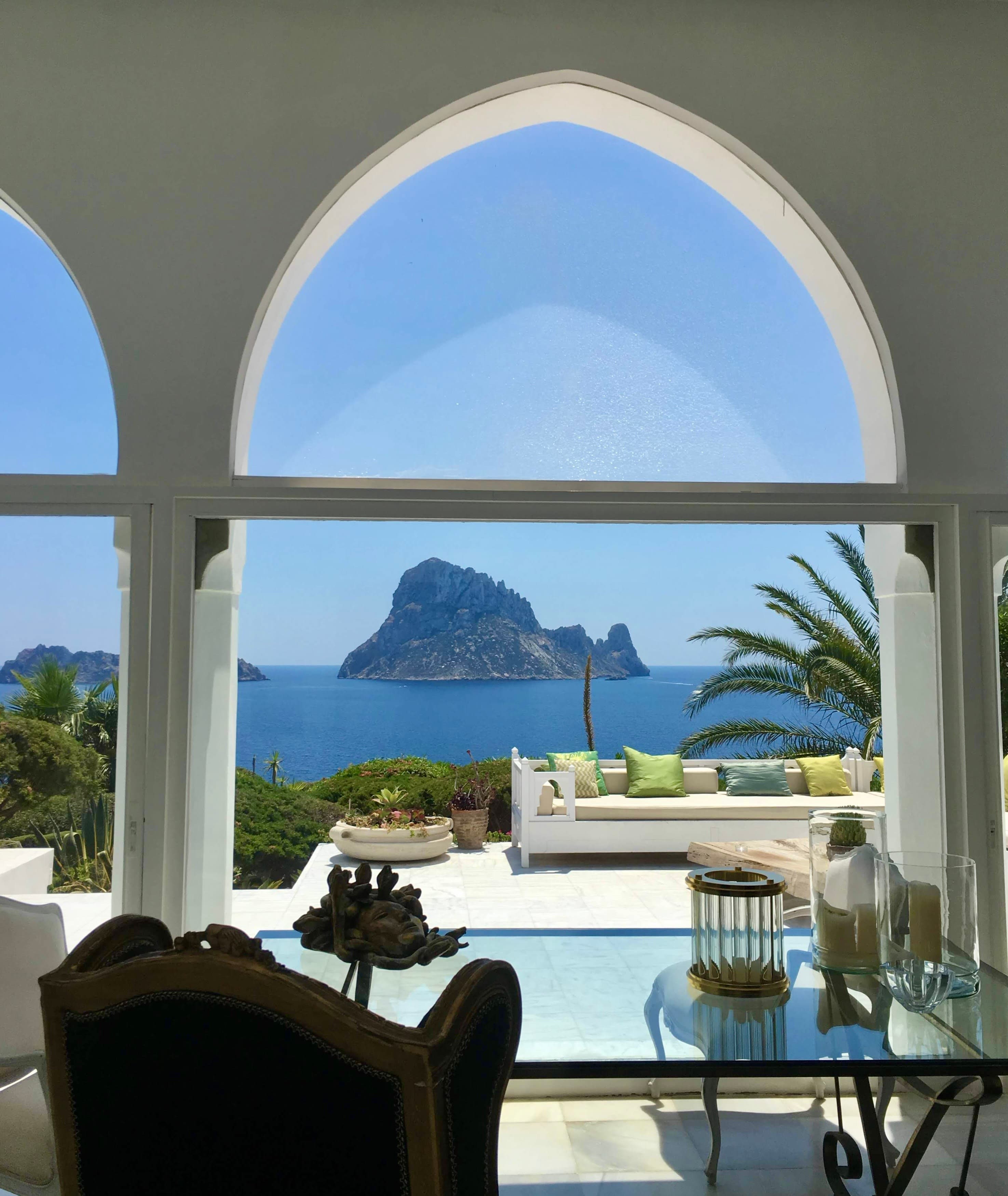 Beautiful view from the veranda of the sea