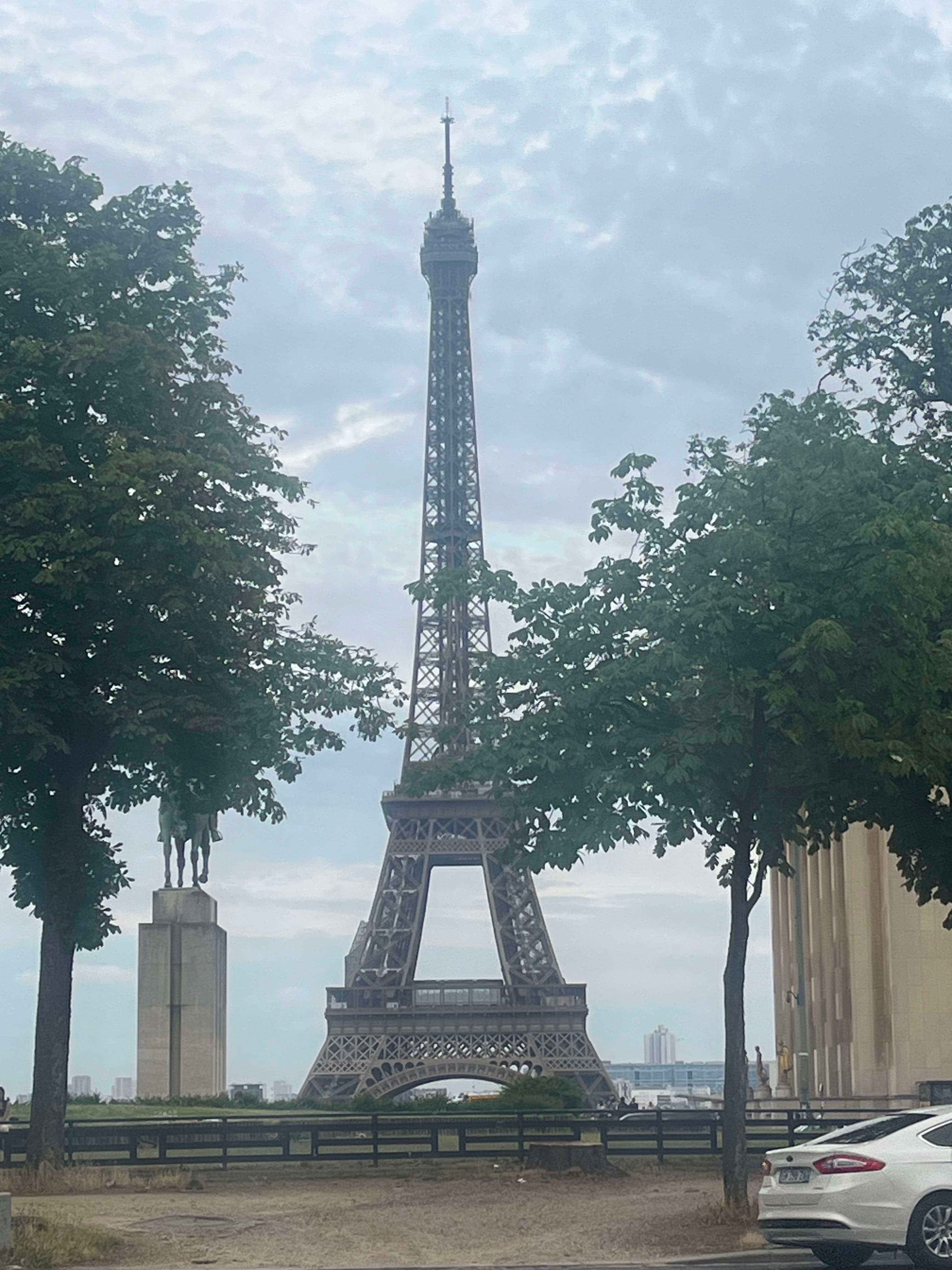 Beautiful view of Eiffel Tower