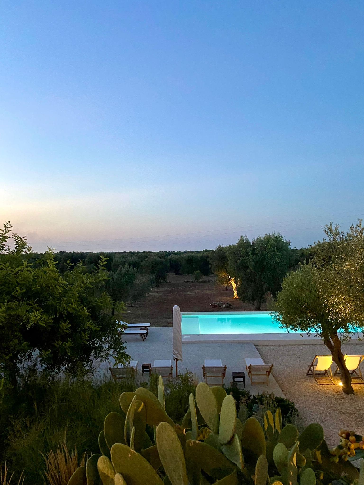View of pool at Masseria Moroseta