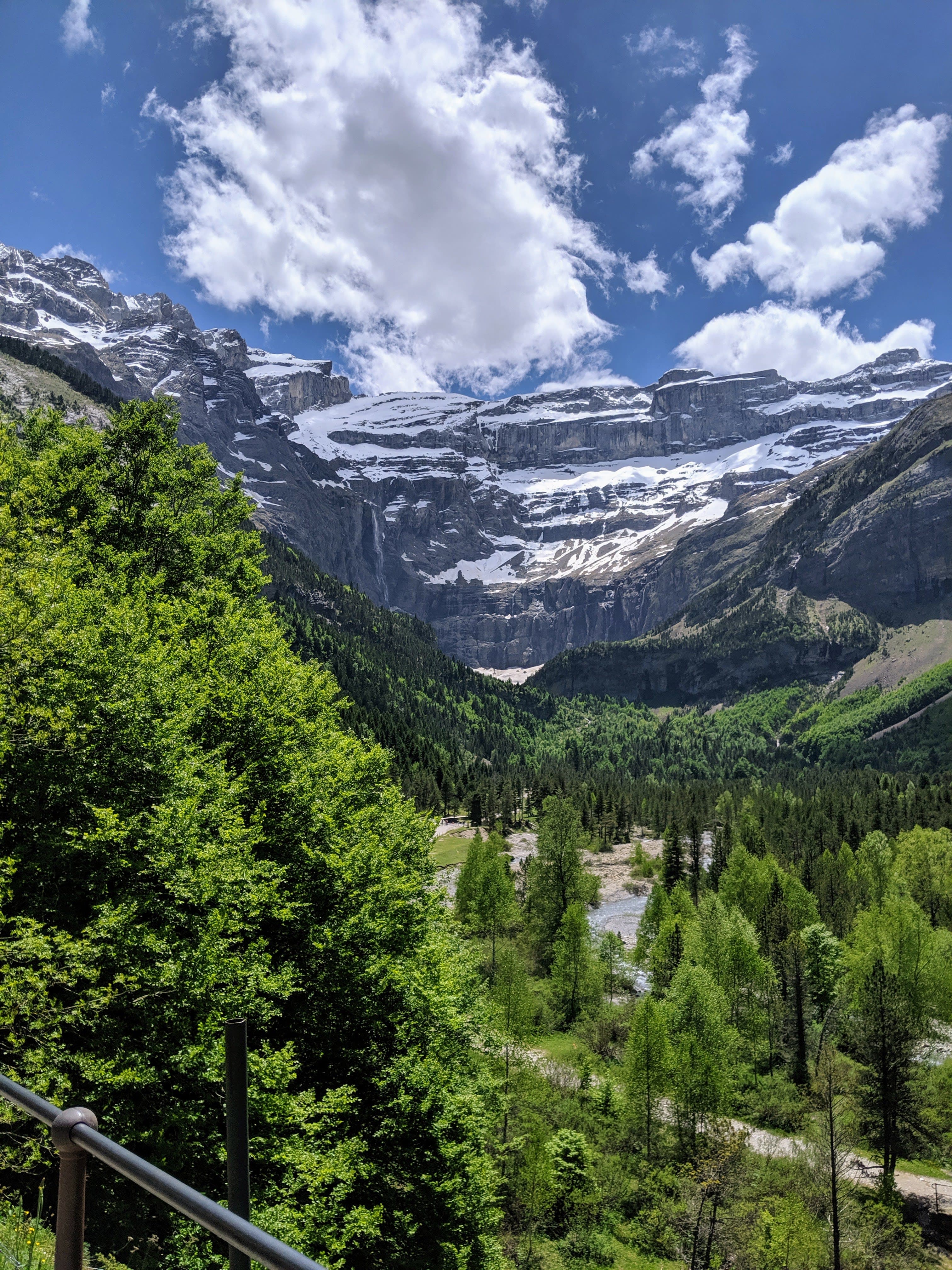 Breathtaking view from hike in the Pyrenees