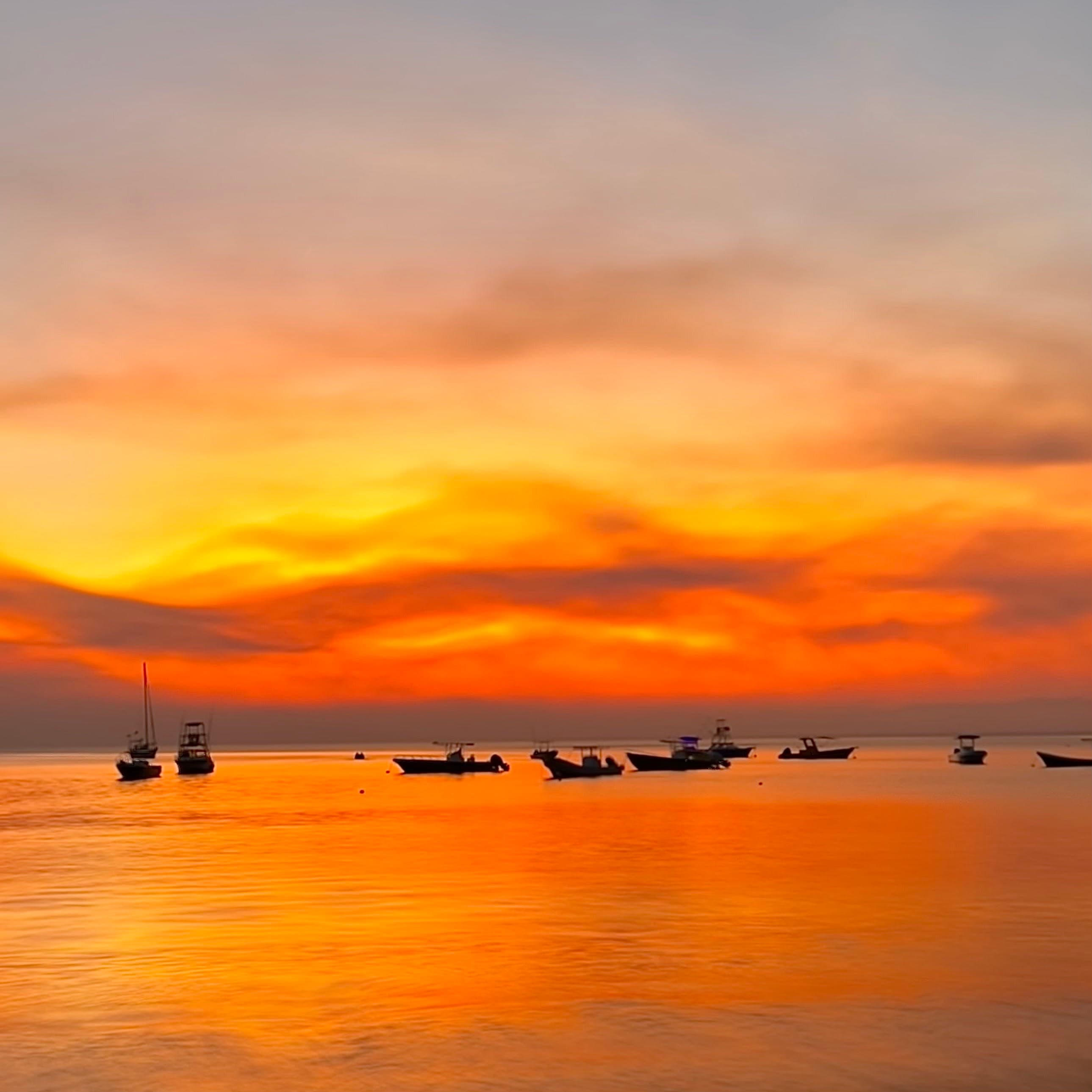 Beautiful view of sunset