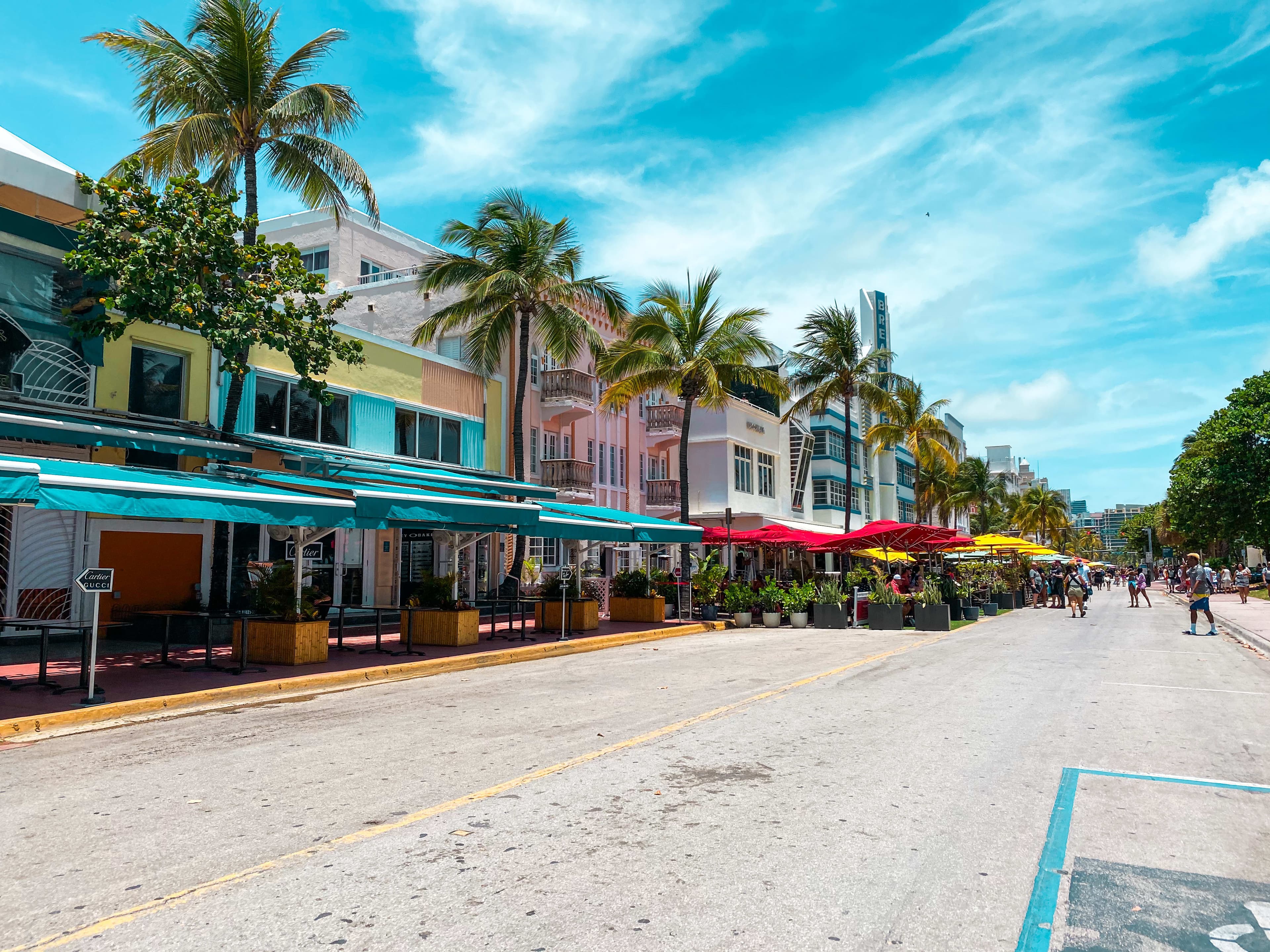 Beautiful view of Miami street