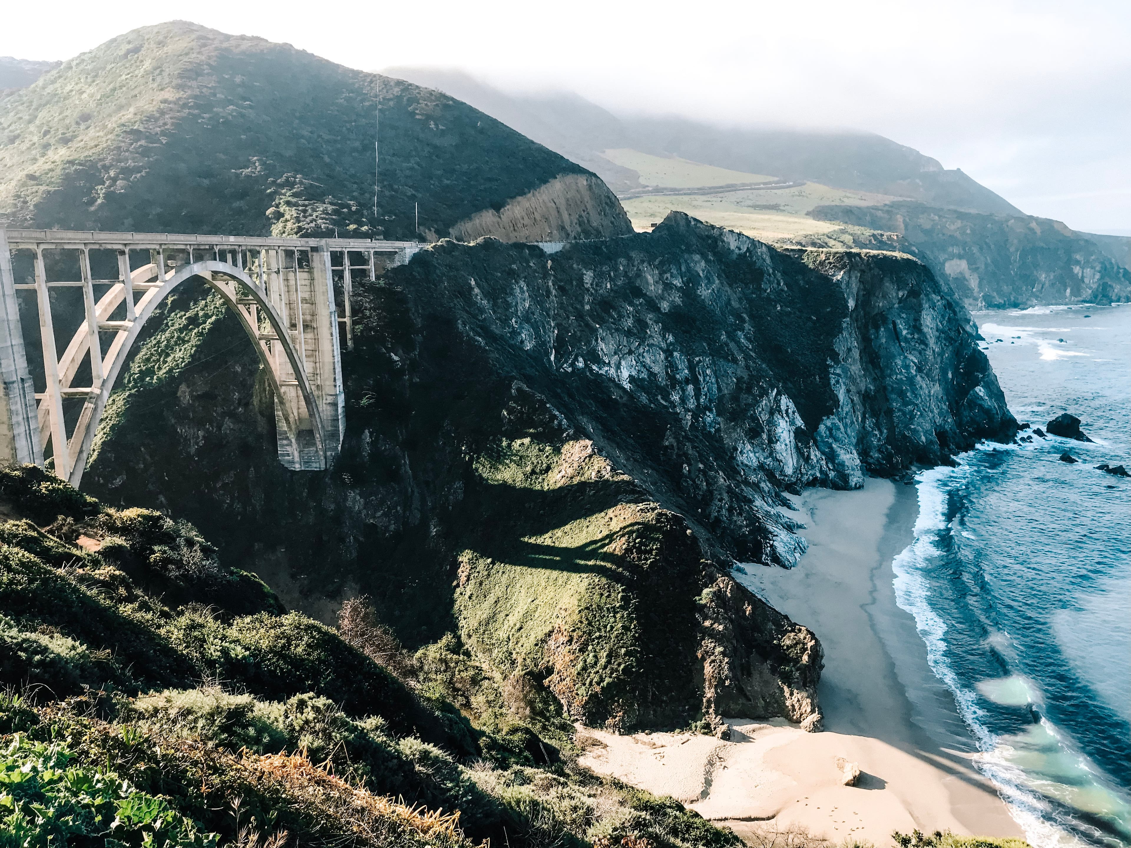 Bixby Creek Bridge on the coast