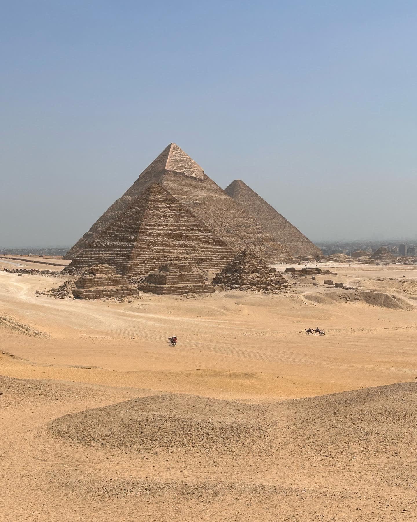 View of Pyramids in Egypt
