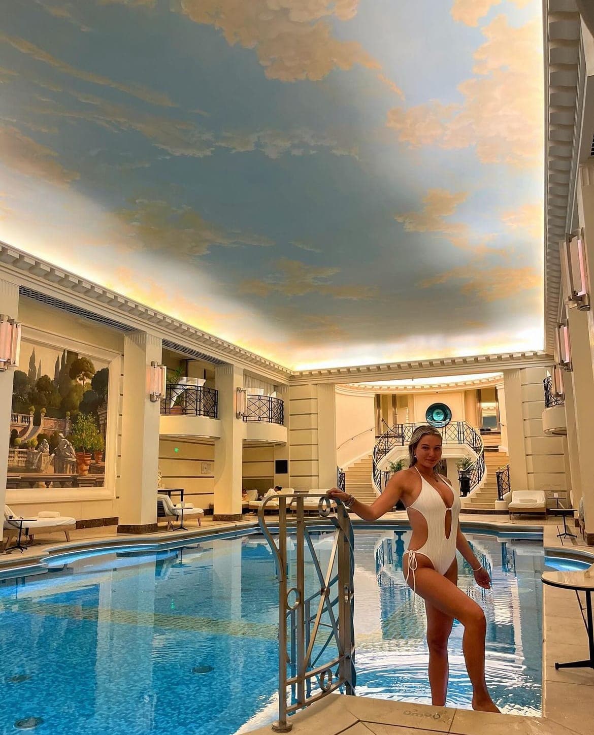 Beautiful view of pool