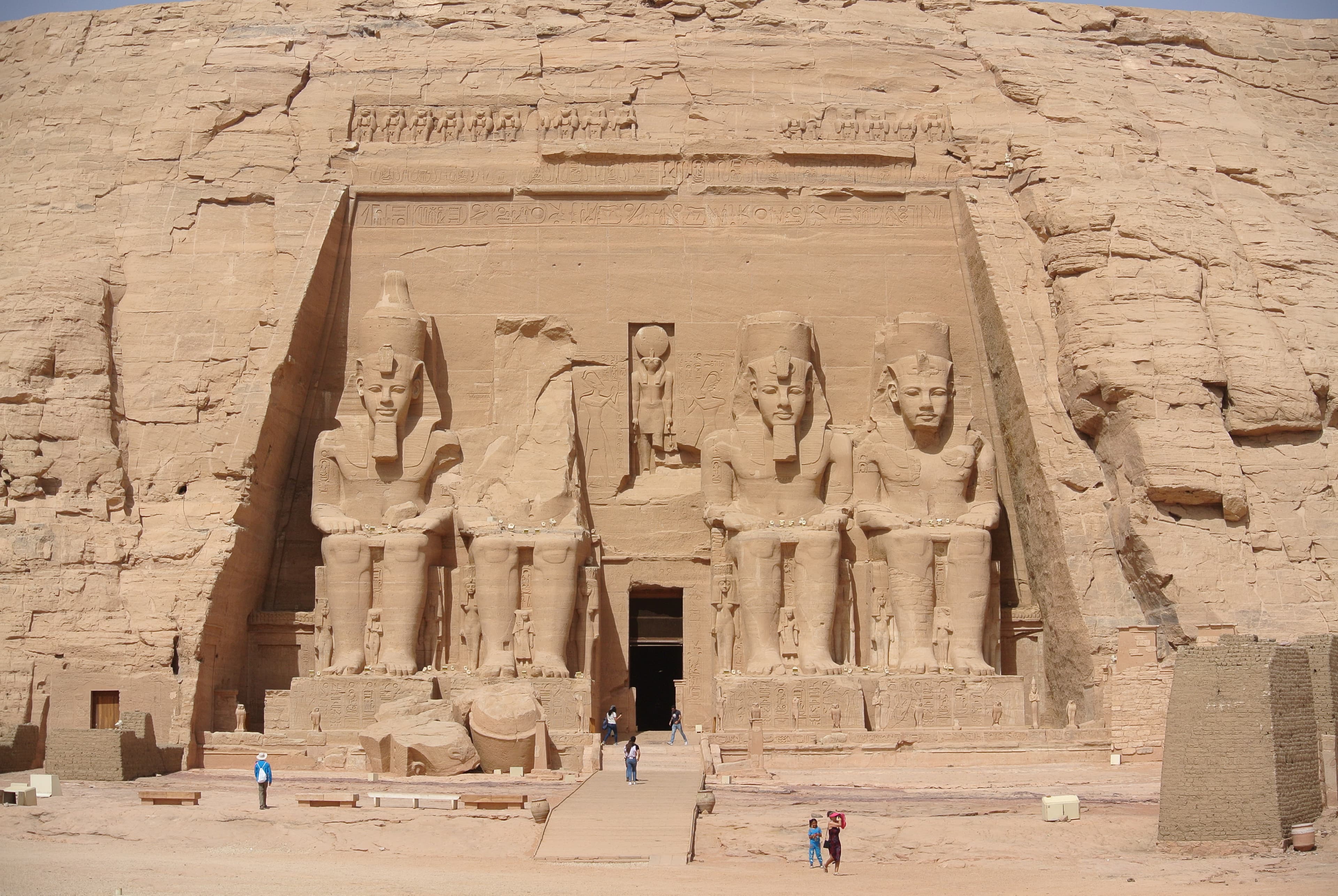 Photo of stone statues during the daytime.
