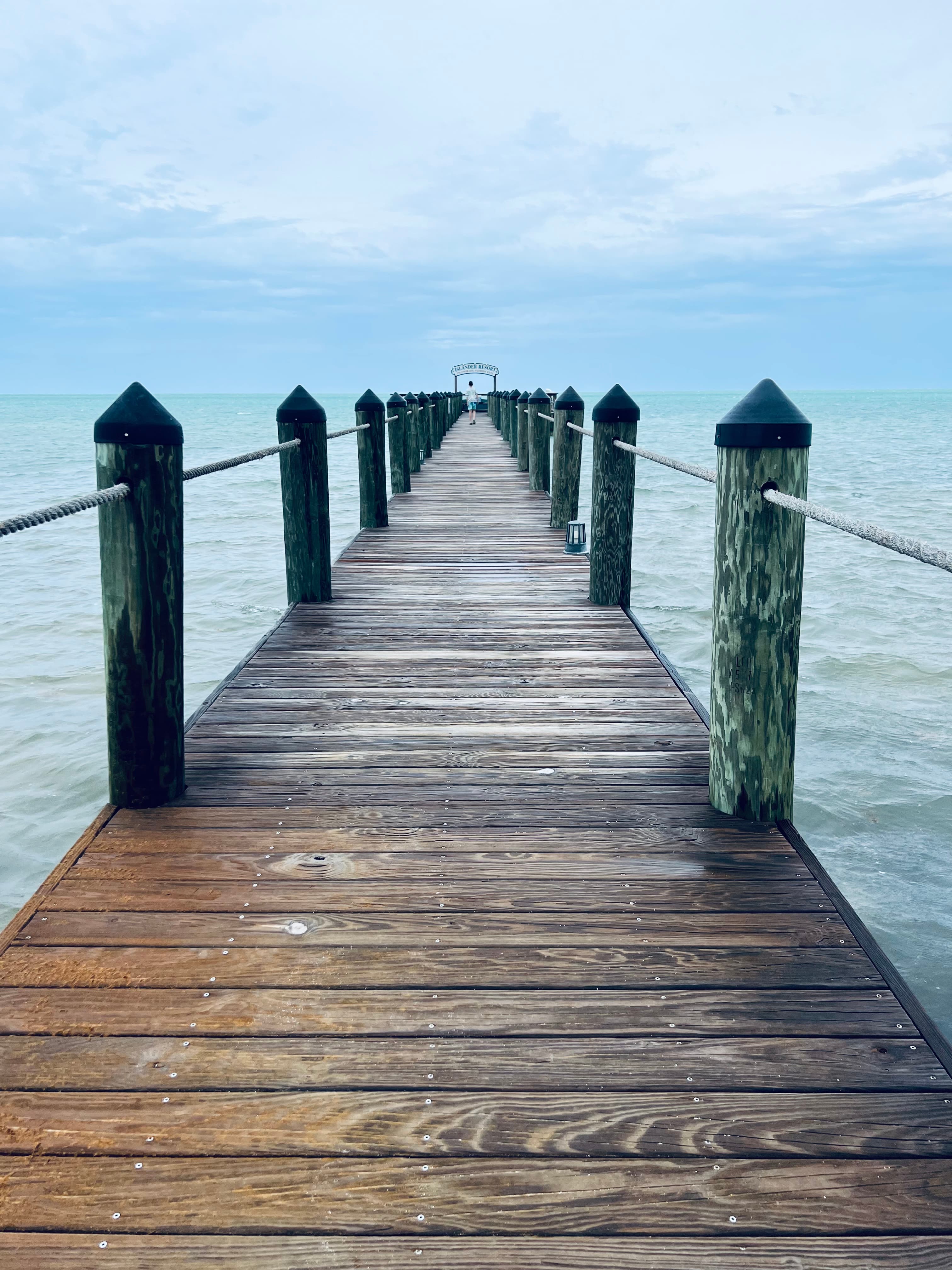 View of the water from a bridge.