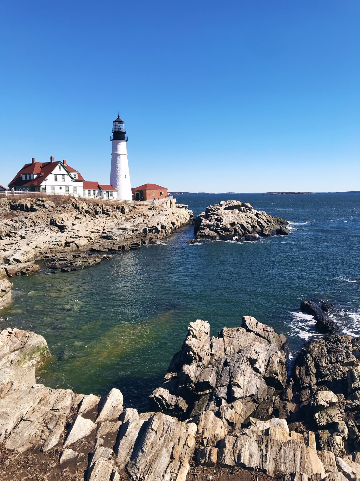 Lighthouse in Maine.