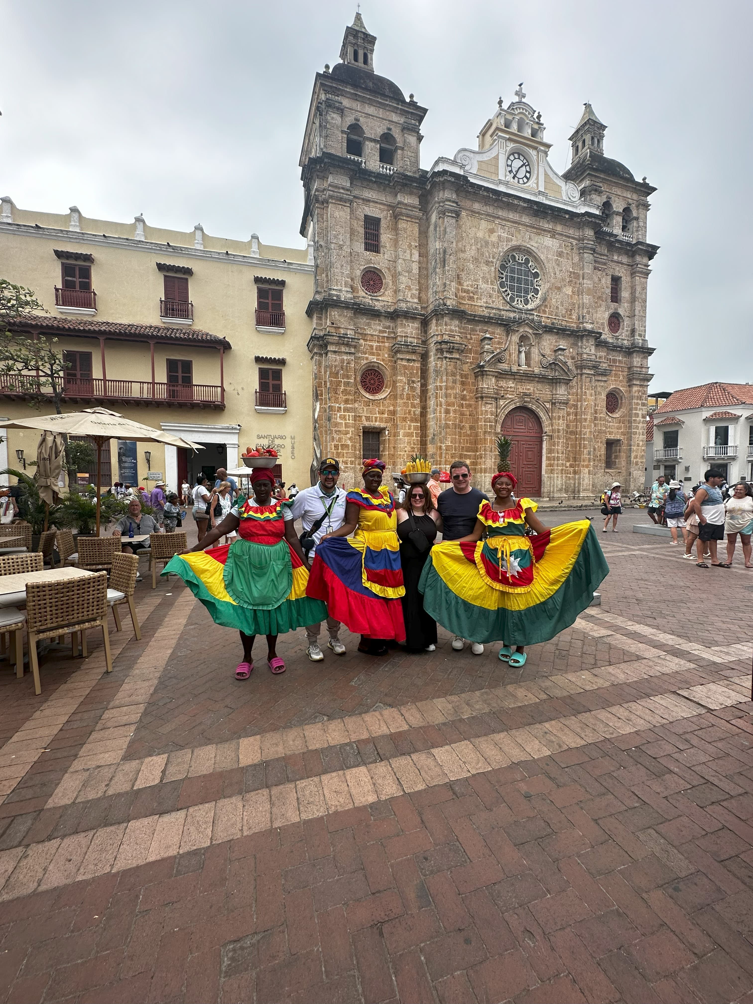 Traditional dresses.
