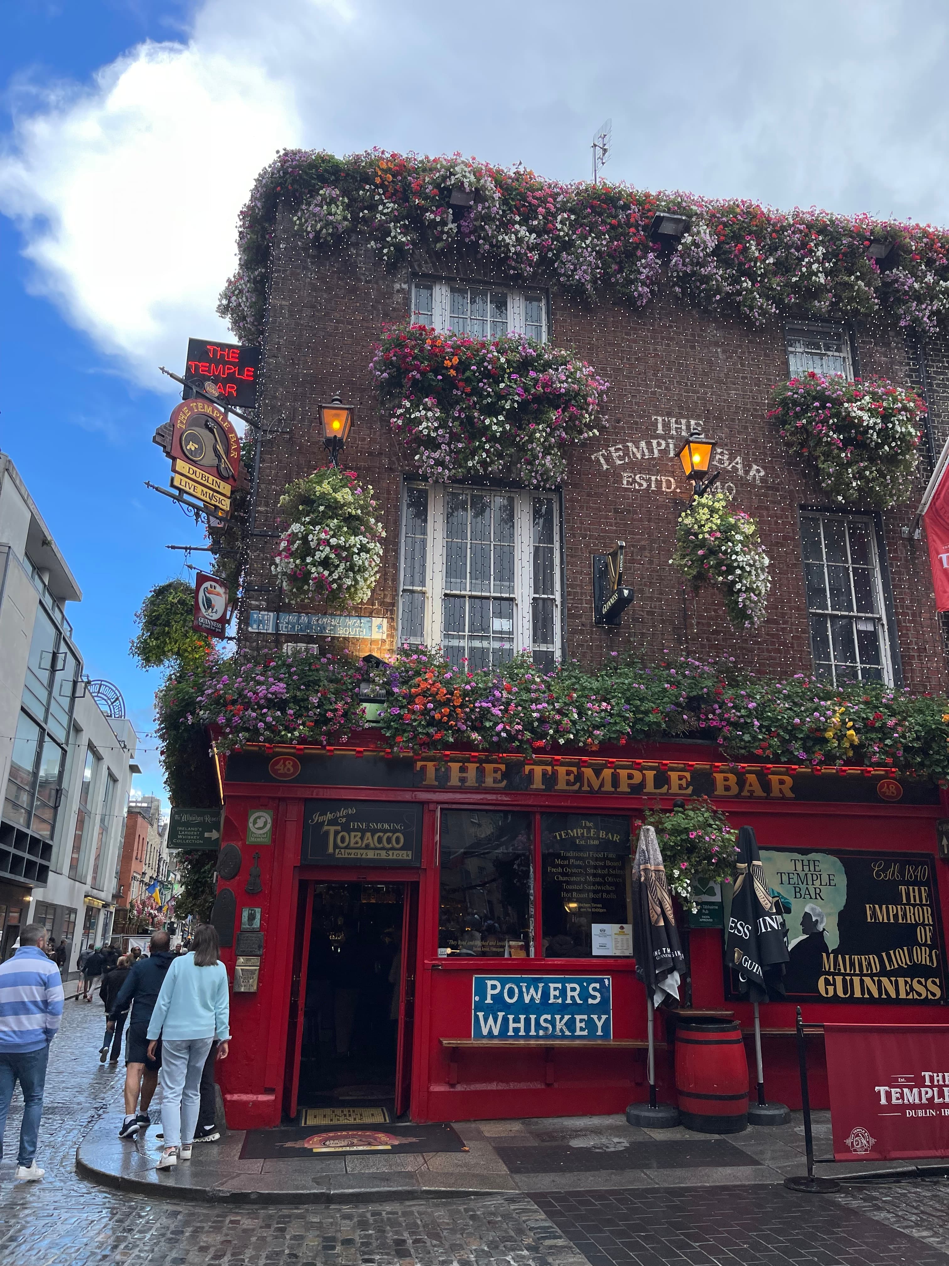 Red pub in Ireland.