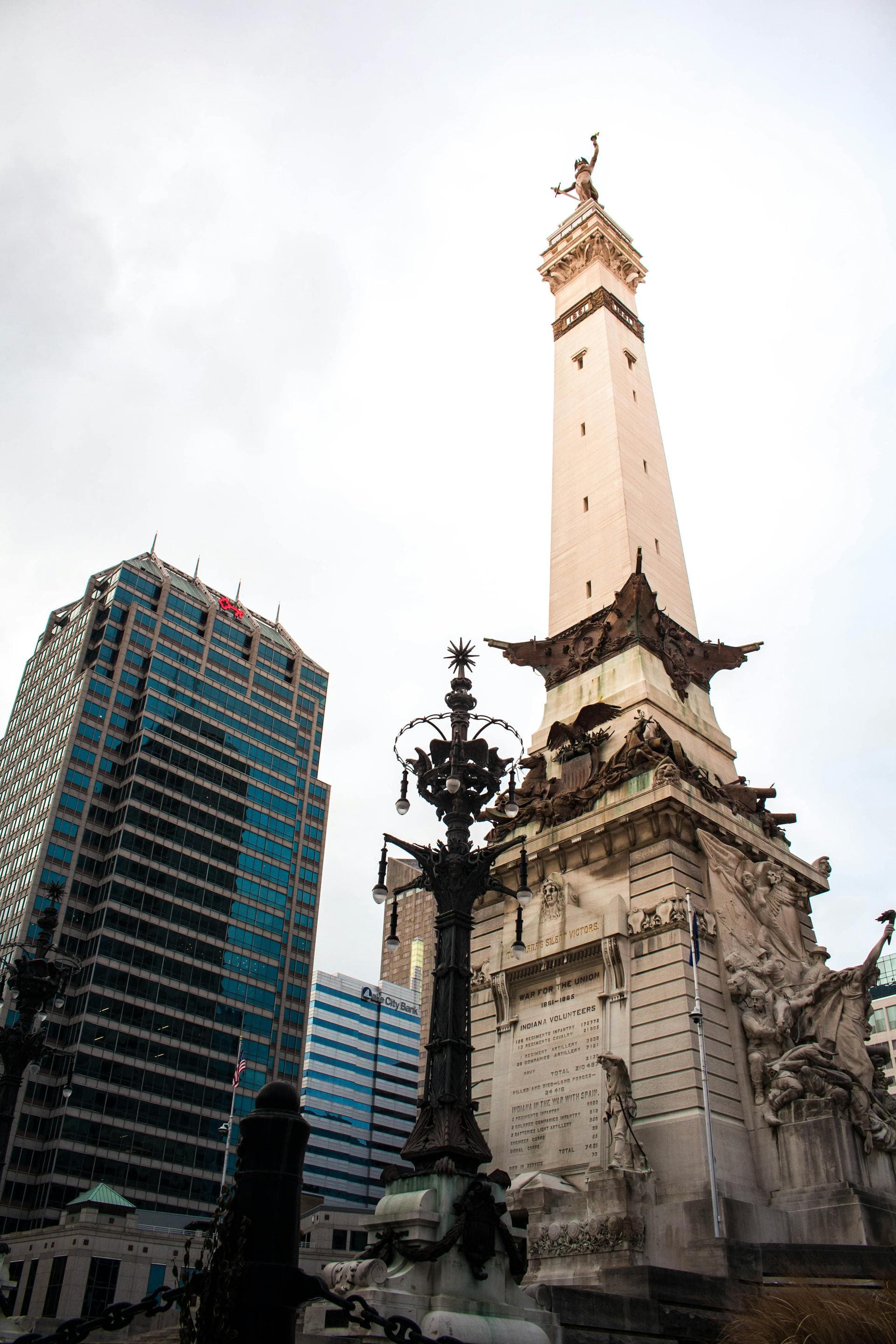 Soldiers and Sailors monument at Downtown Indianapolis.