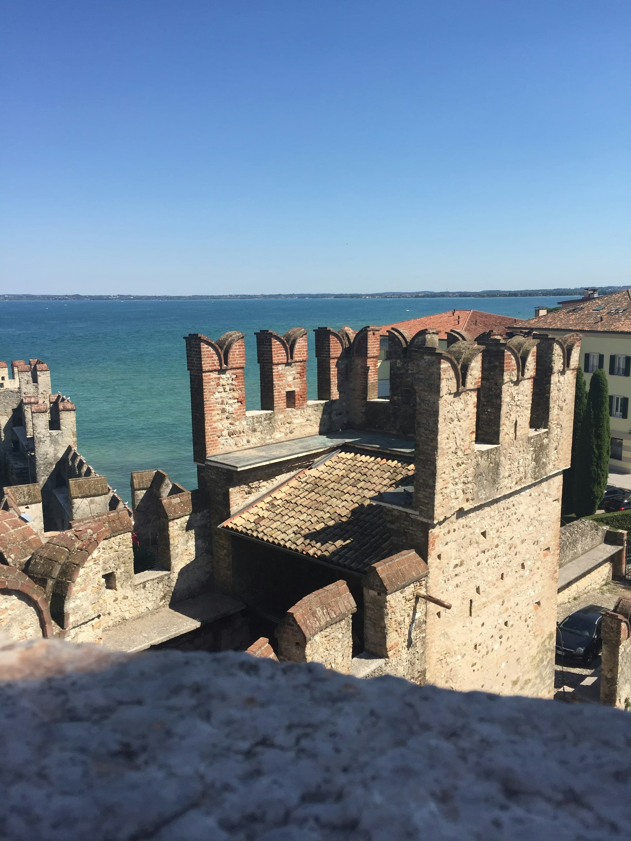 The Scaligero Castle is a fortress in the historical centre of Sirmione, on Lake Garda.