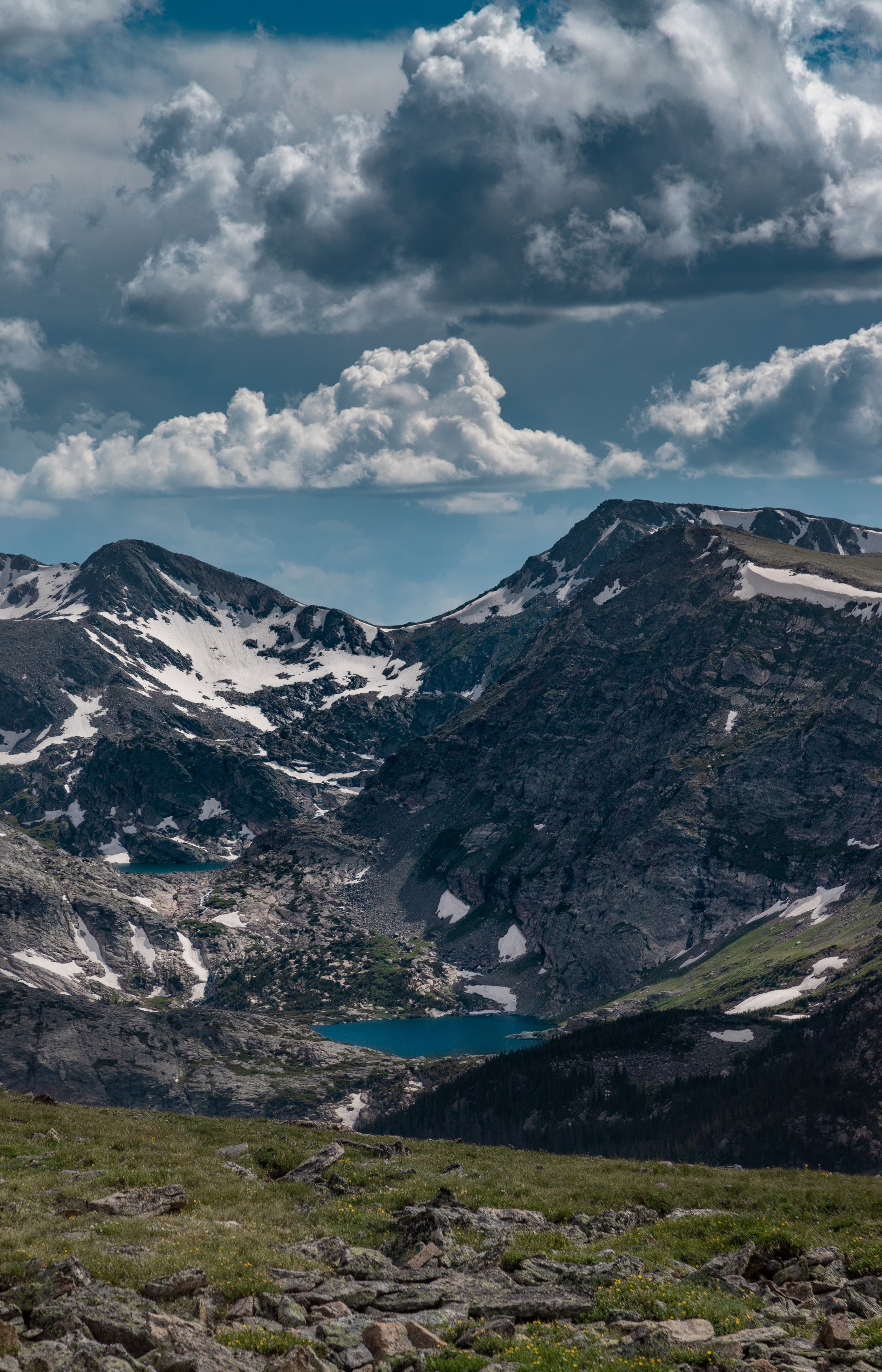 Rocky Mountain National Park encompasses a spectacular range of mountain environments.