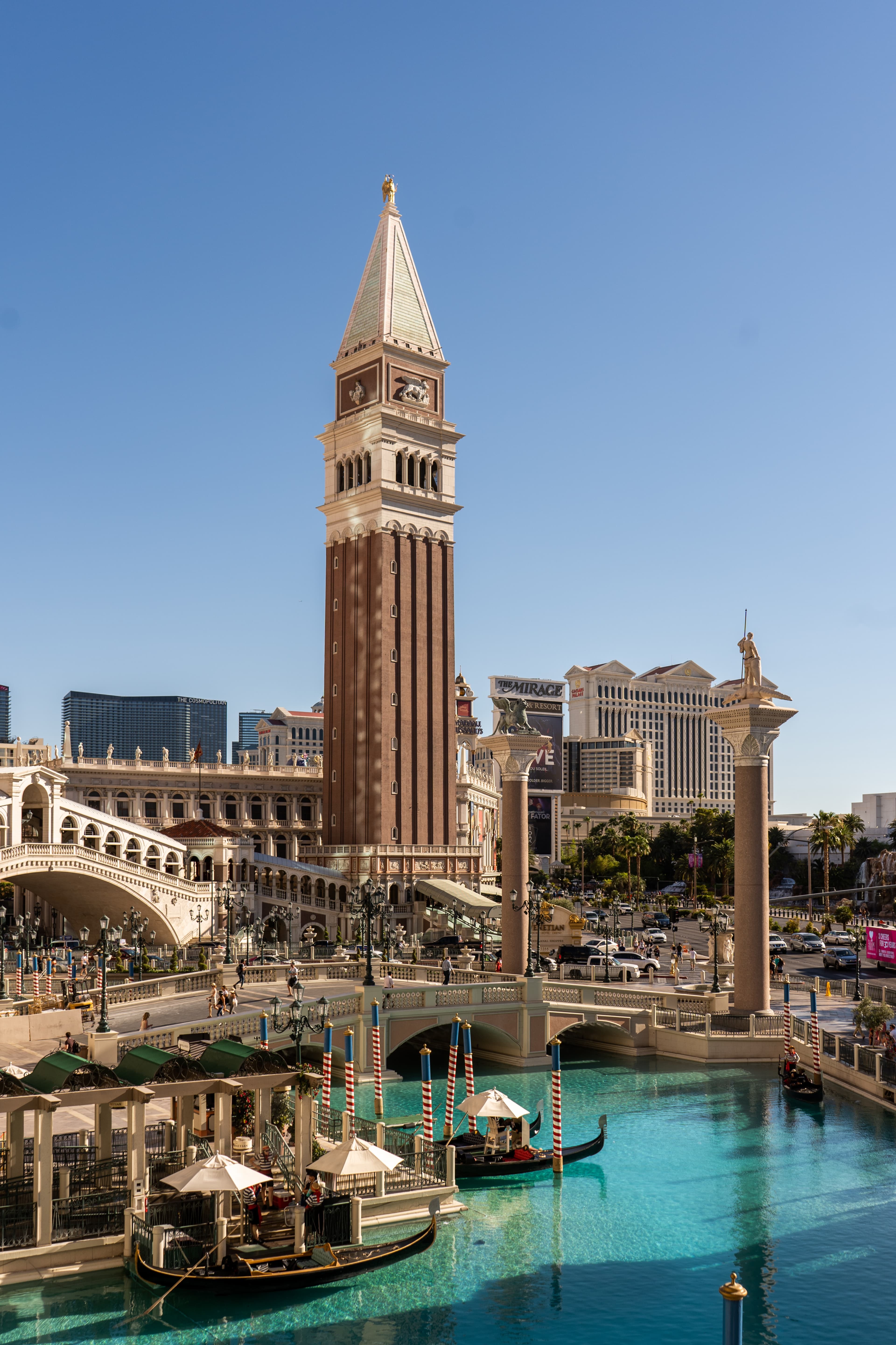 daytime view of buildings and water in Las Vegas