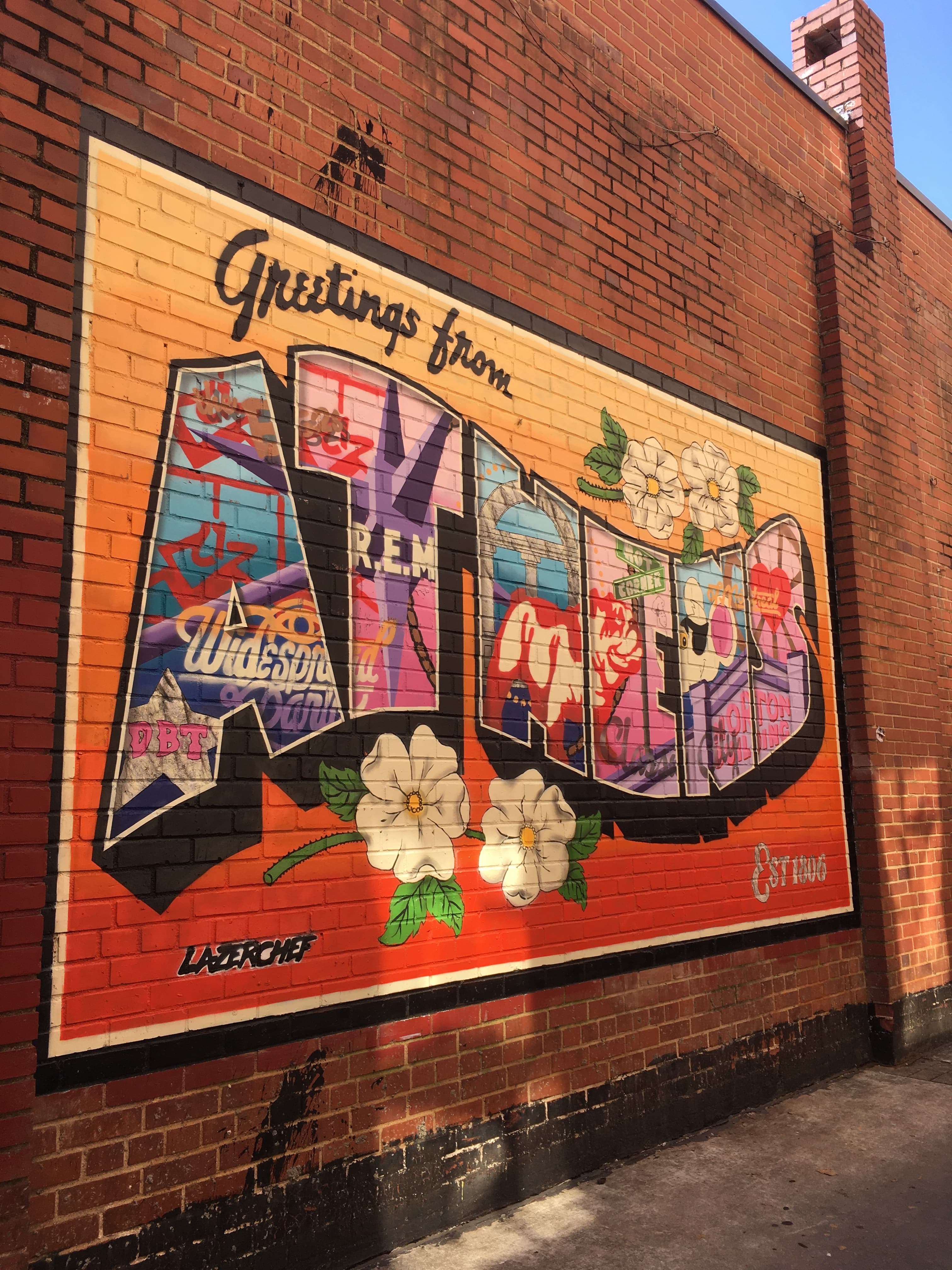 Wall mural in Athens, Georgia