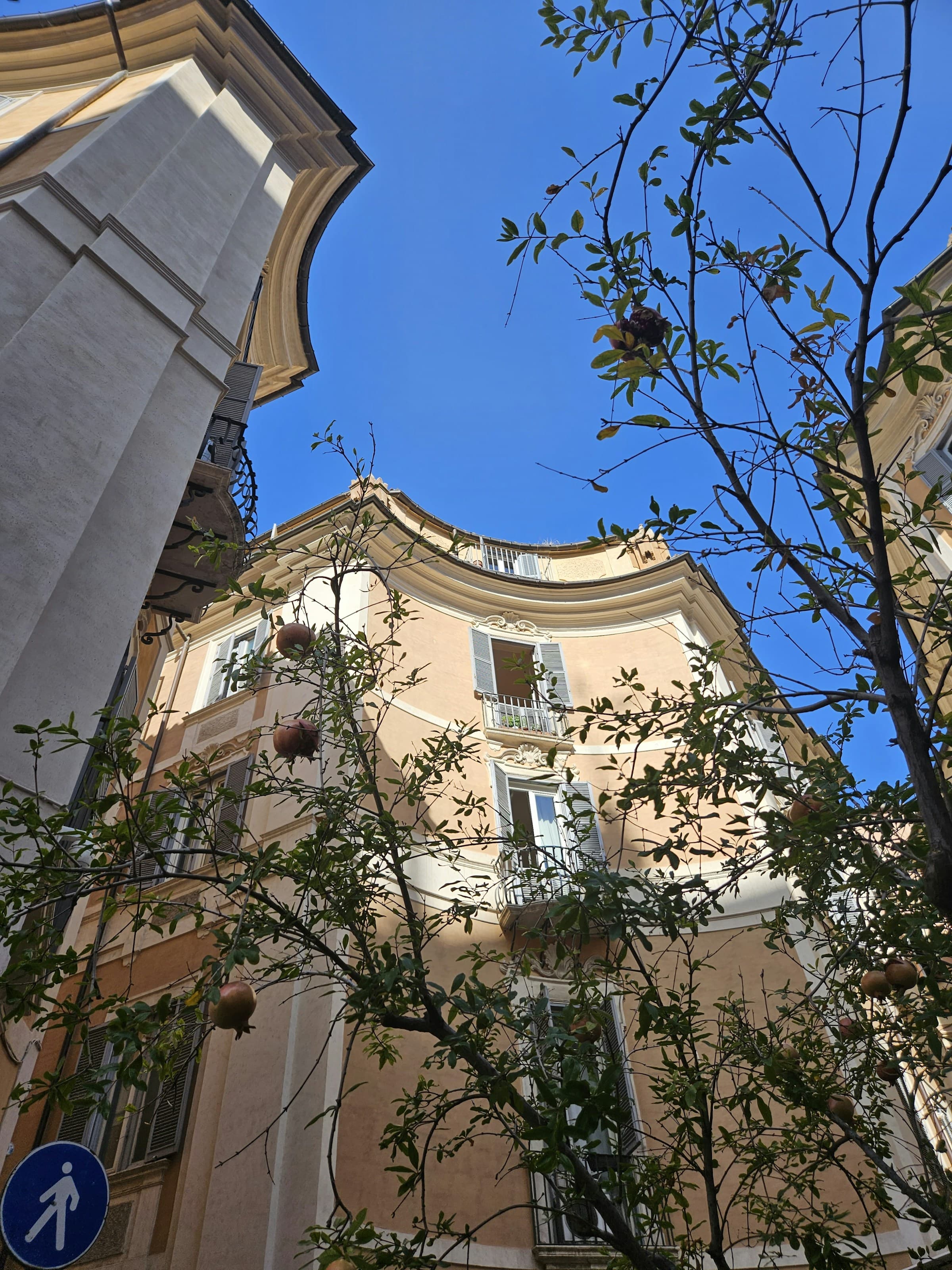 A tall building in Rome.