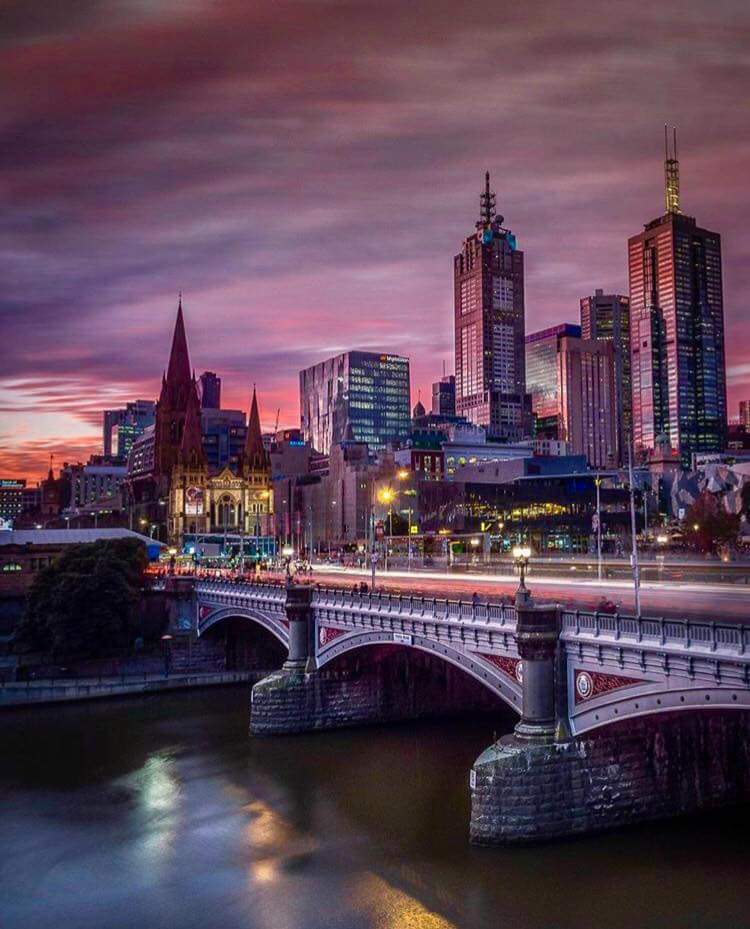 bridge and backside buildings