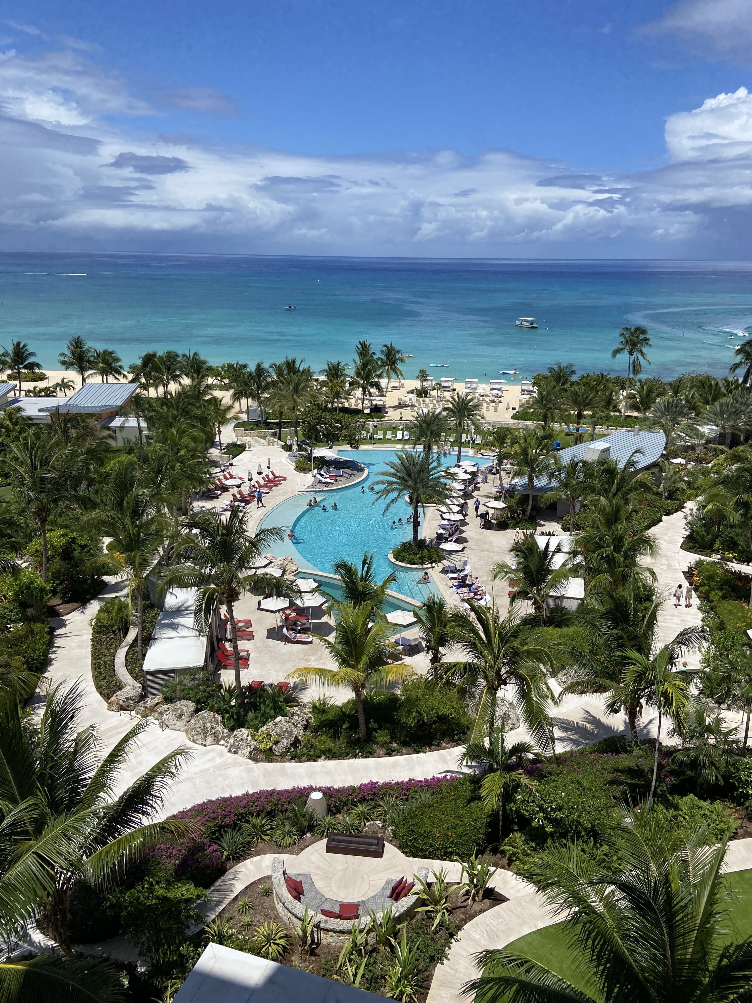 View from balcony at Kimpton Seafire Resort & Spa.