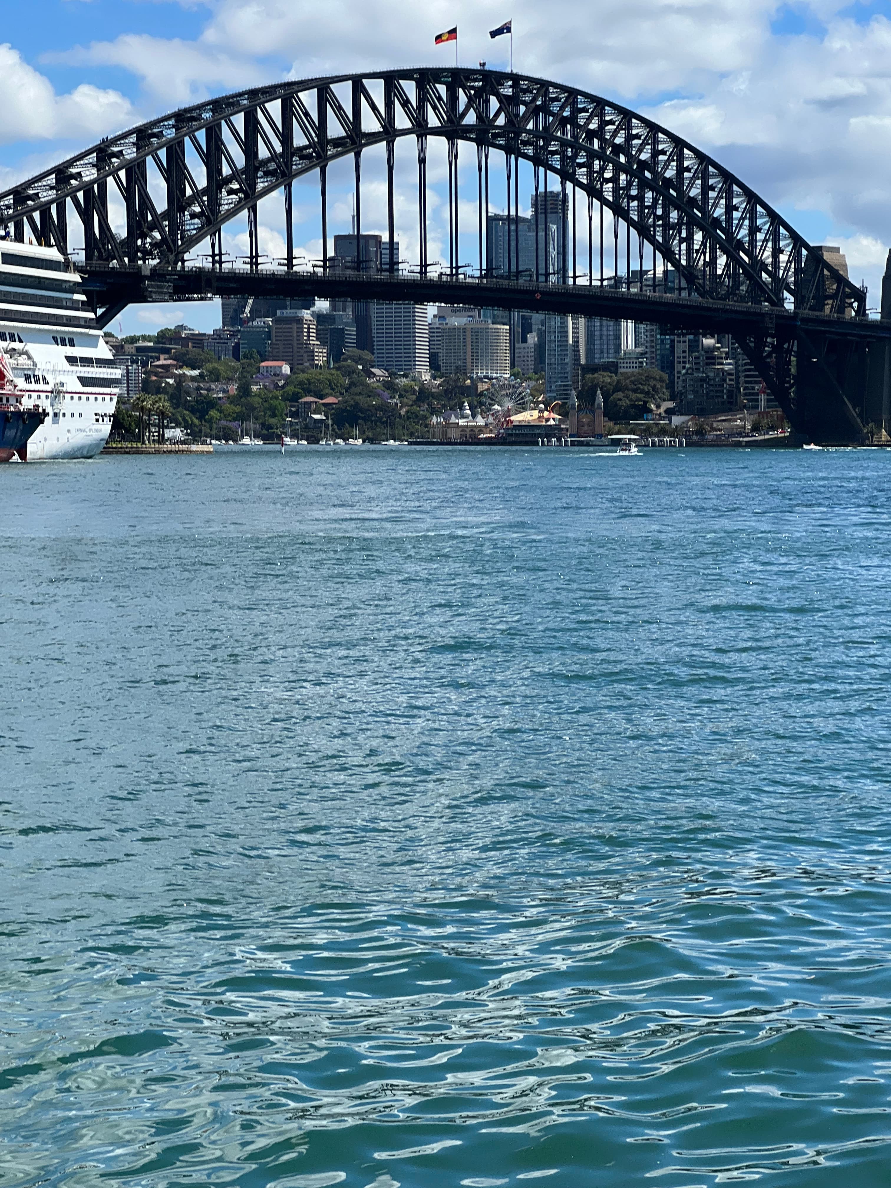 View of an arched bridge over water during the daytime