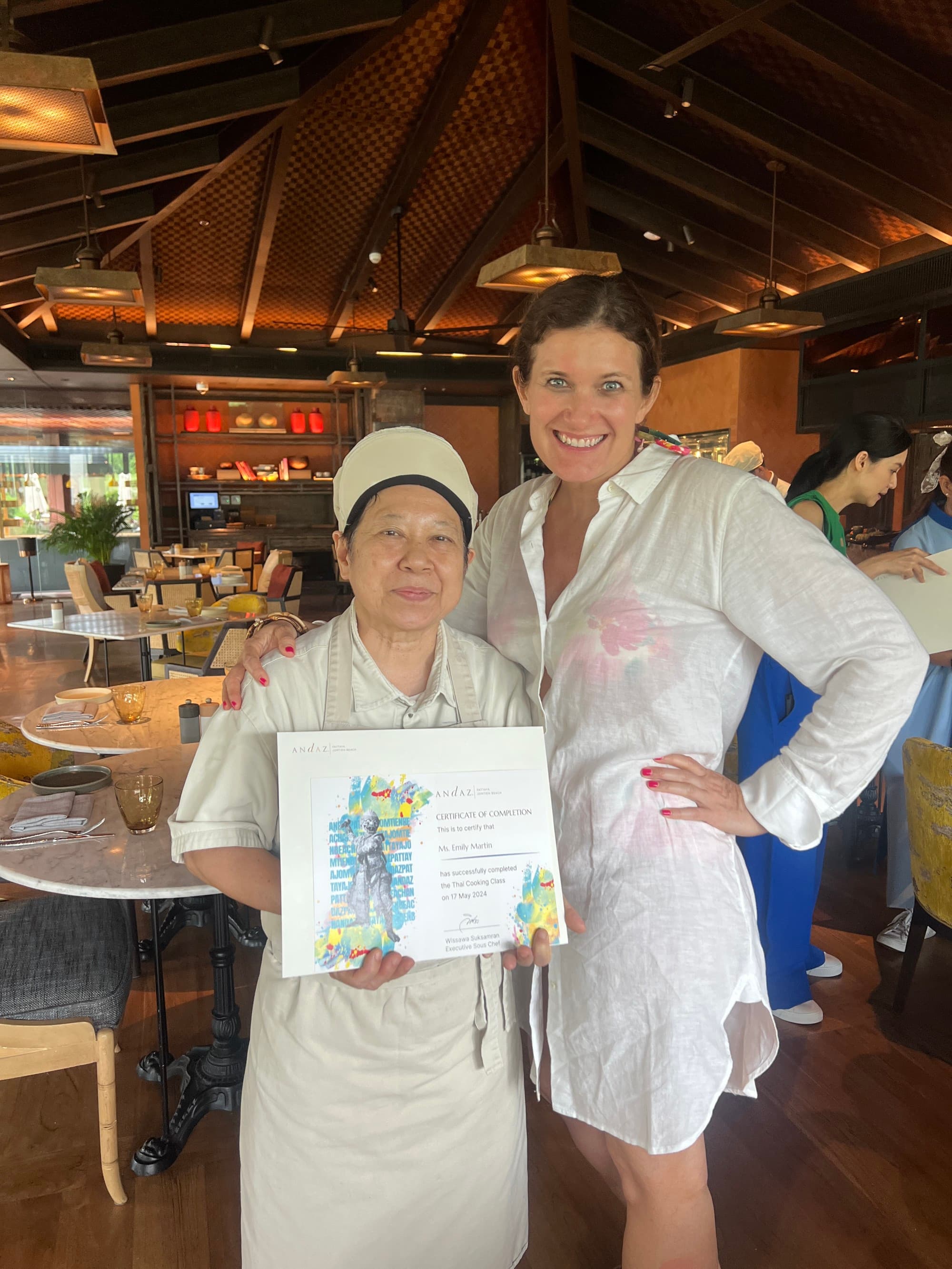 Andaz Pattaya Cooking Class with ChefJPG - Emily Martin