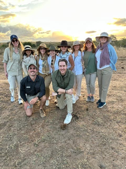 The Fora FAM team on a sundowner drive.