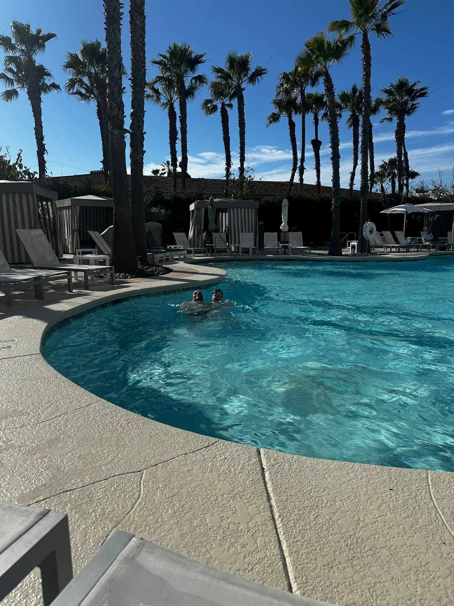 Pool and pool side view