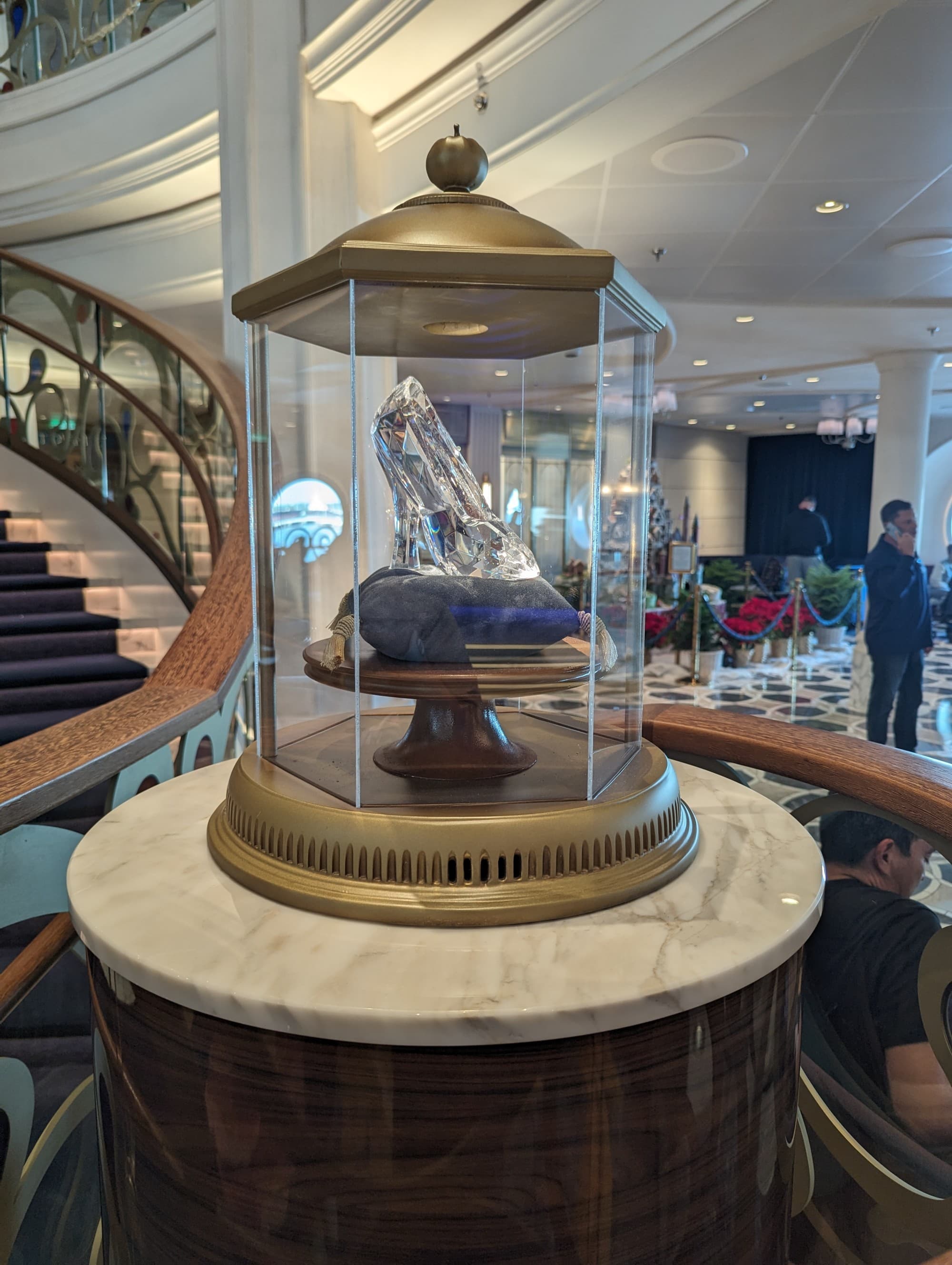 cinderella shoe display