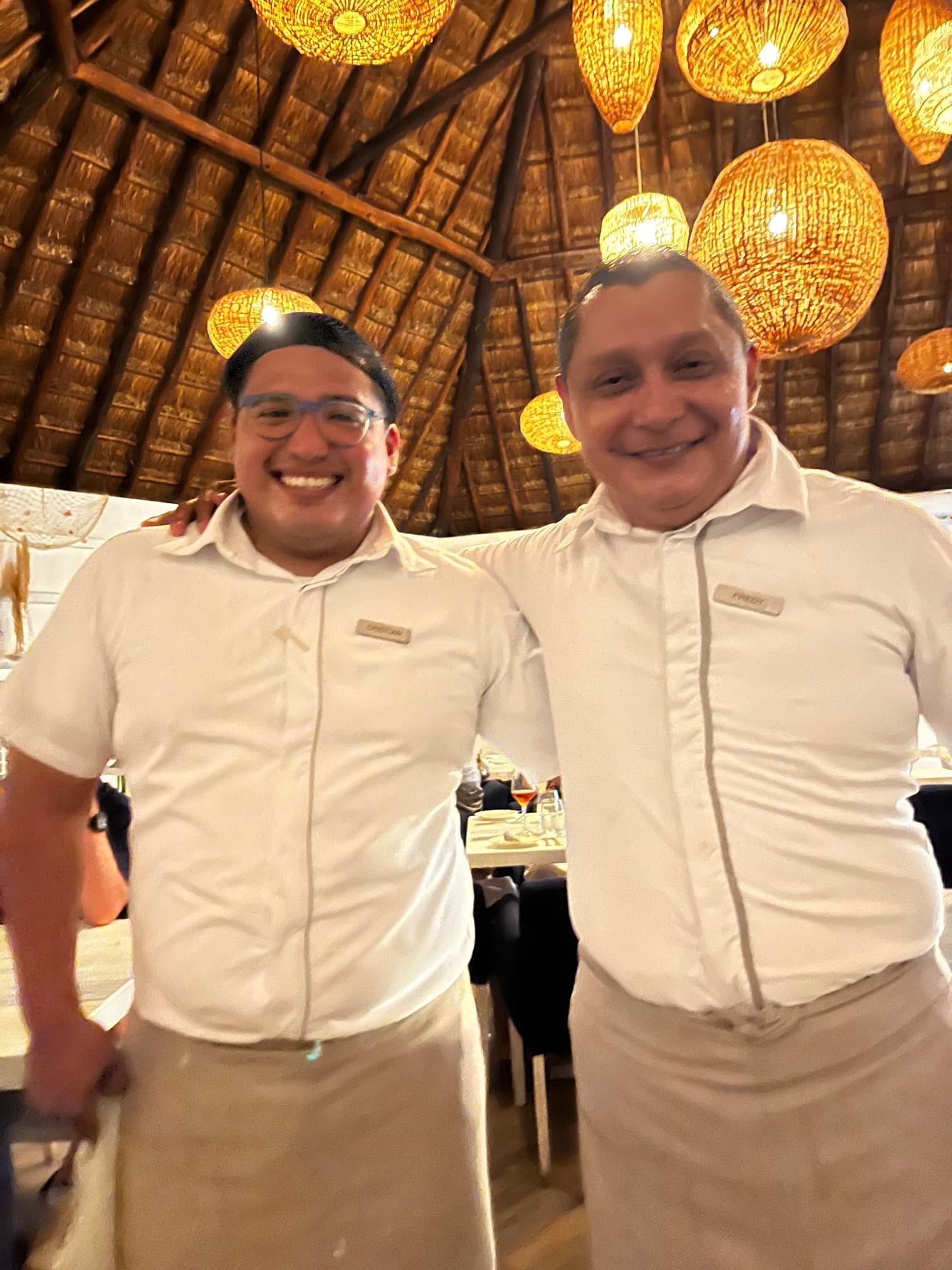 Two superstar servers from Fish House!
