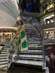 Swarovski Glass Staircase MSC Meraviglia