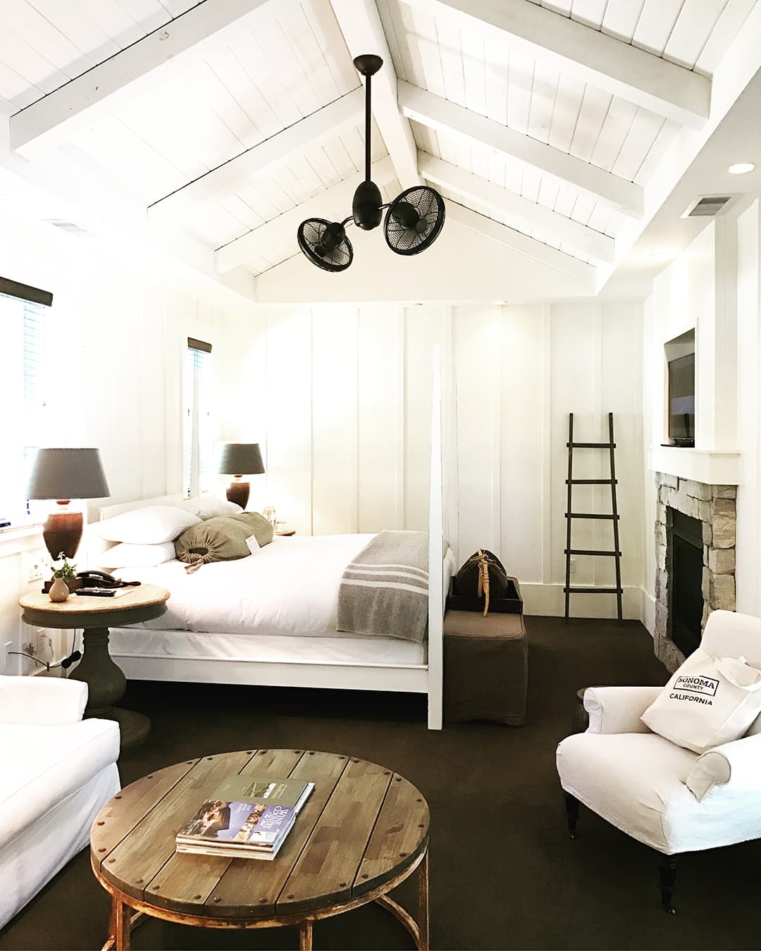 Hotel interior view of the room