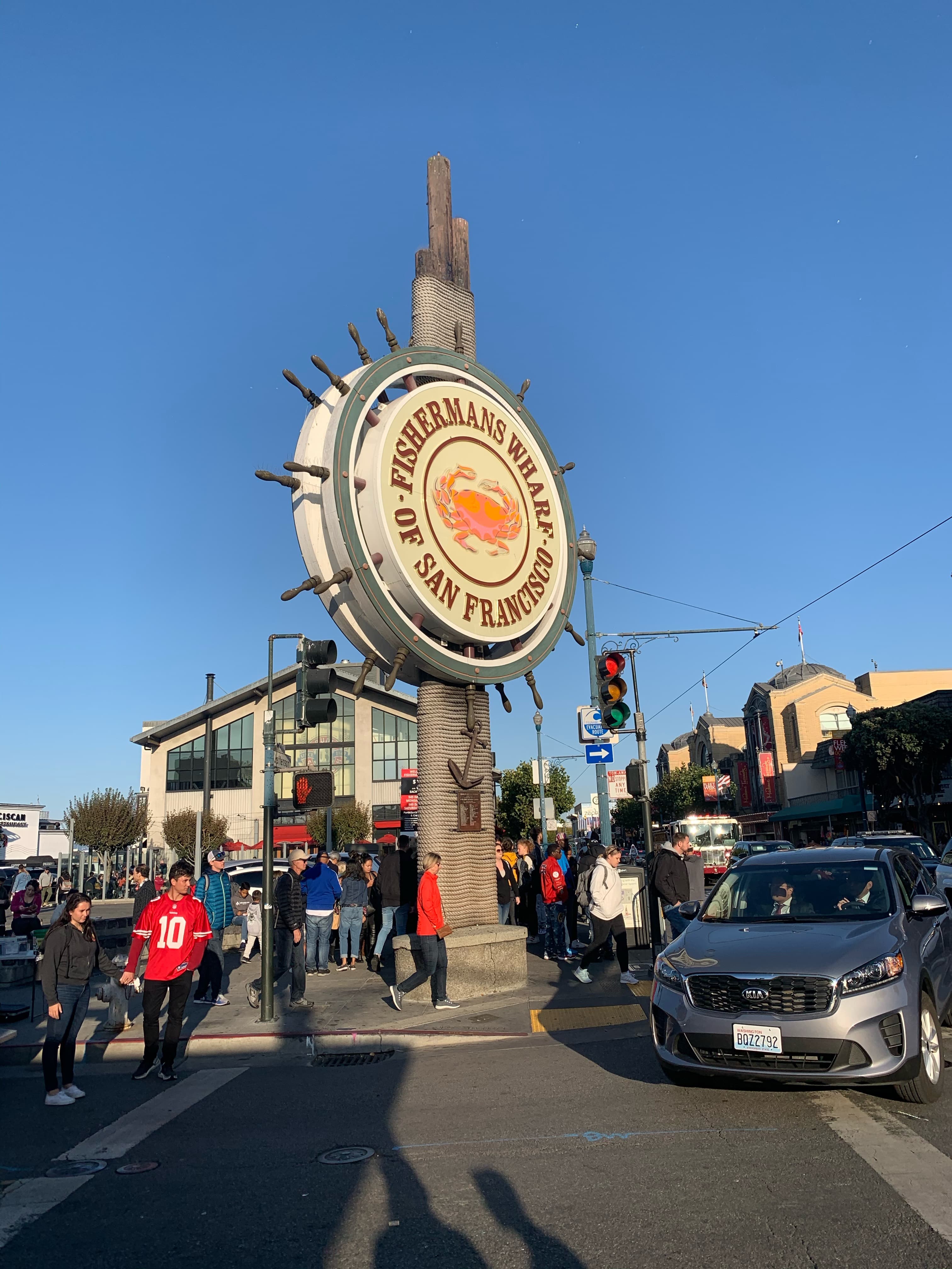 View of Fisherman's wharf