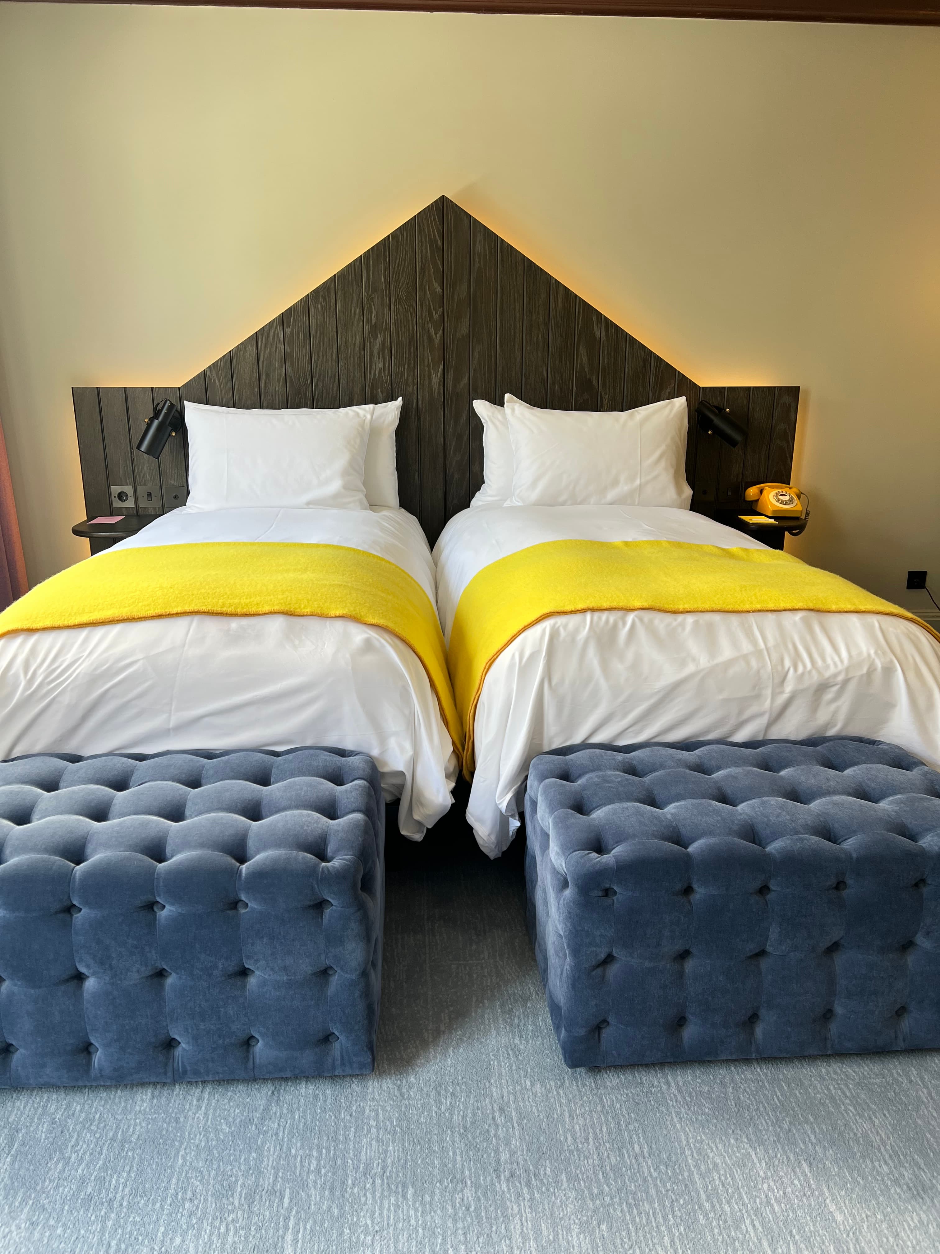 View of the hotel room