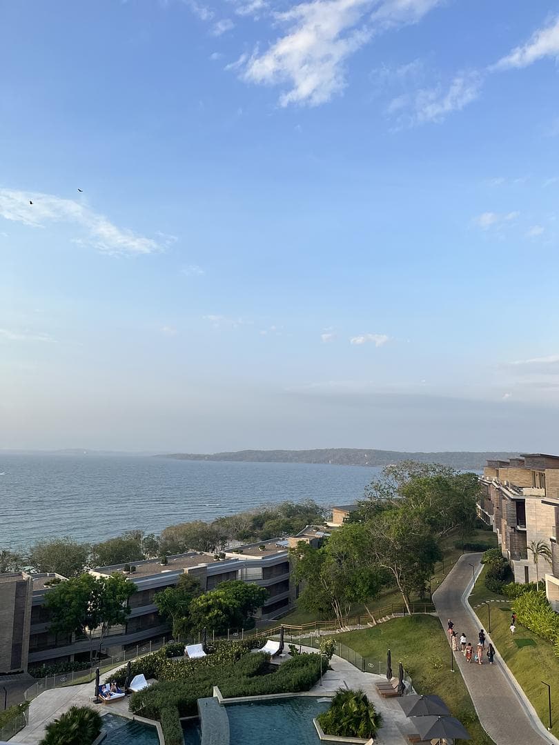 ocean view from balcony