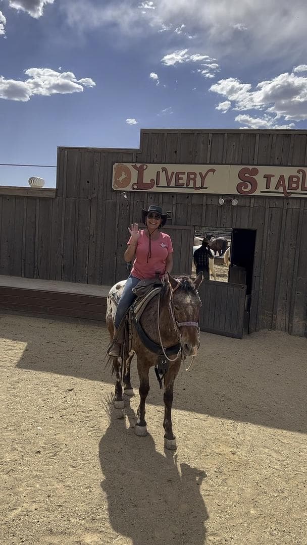 Excitement and joy of riding