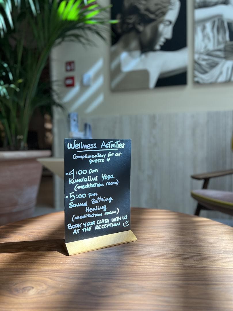 A well-defined activities chart