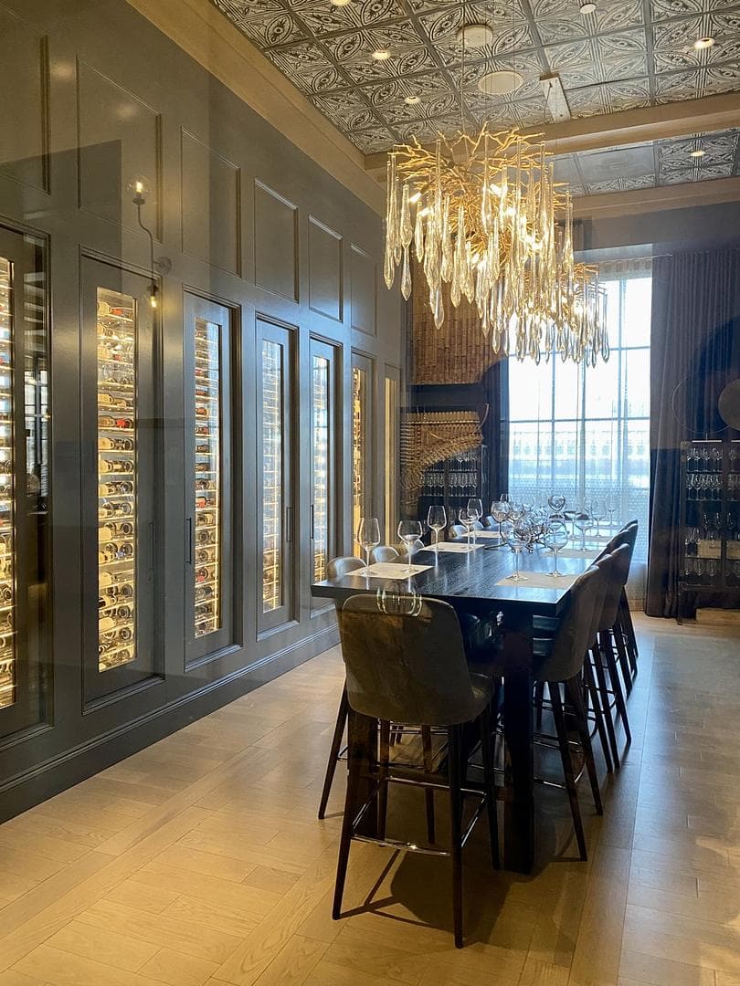 A restaurant with a unique style