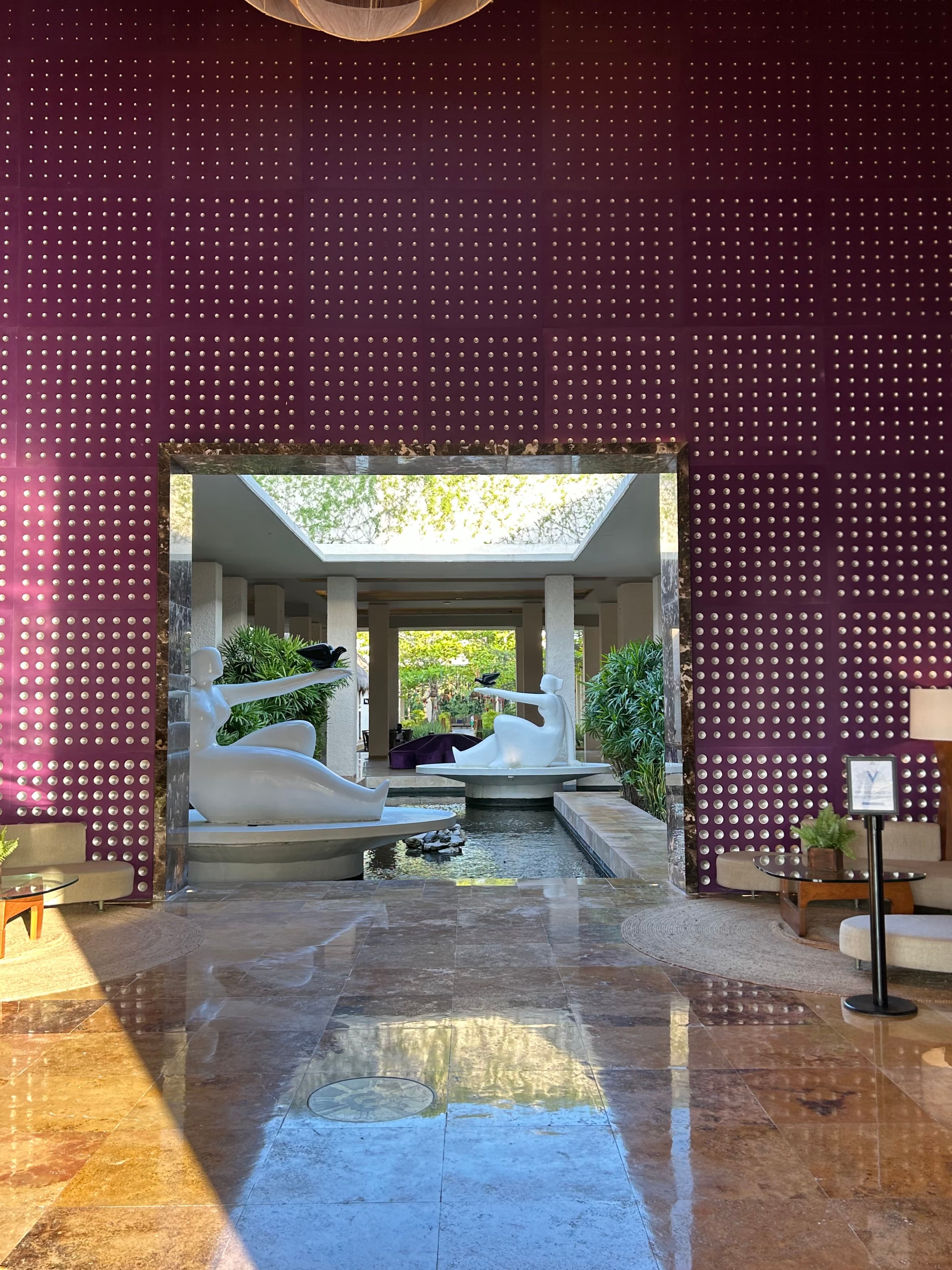 Inside view of the resort