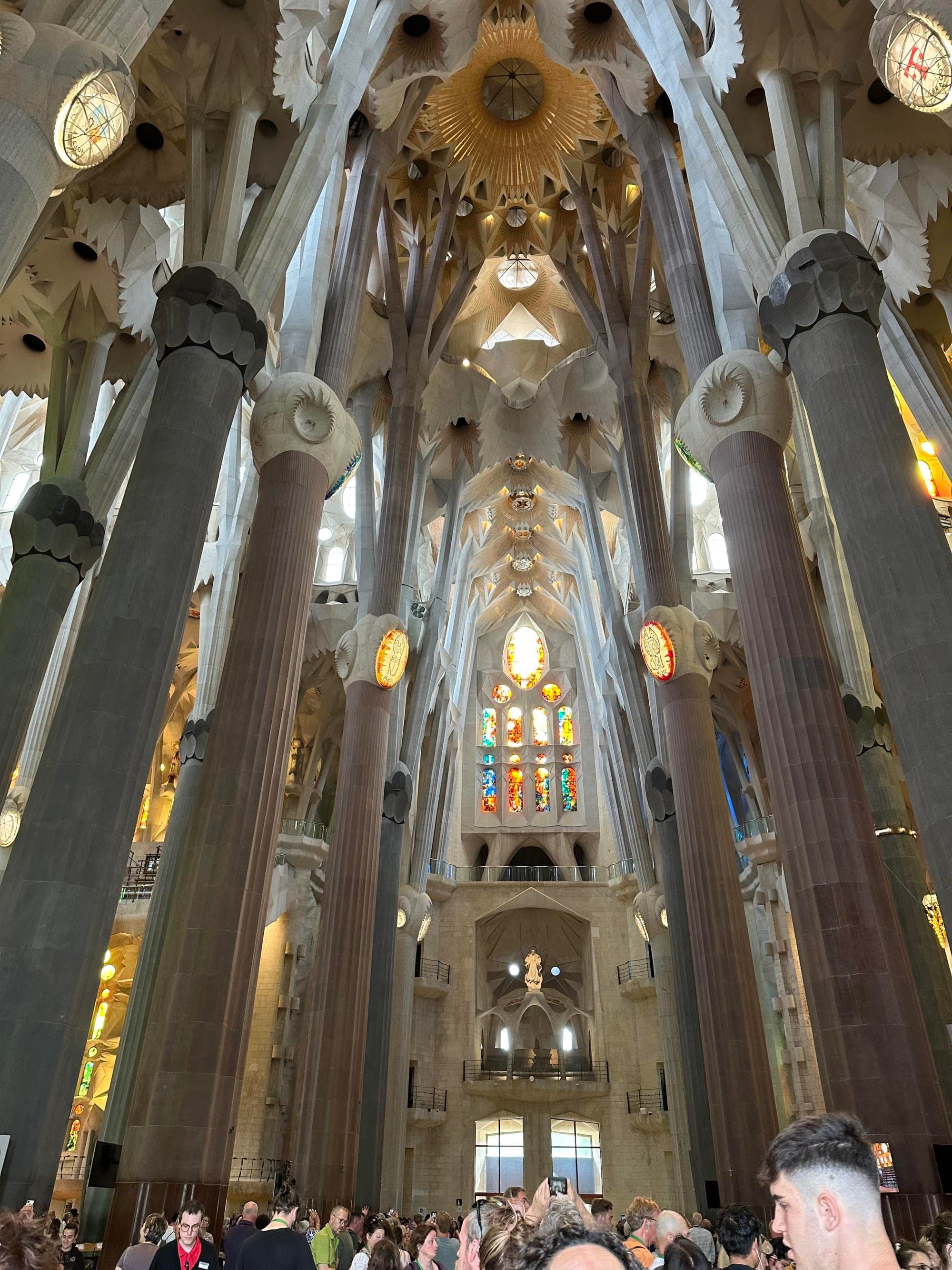 tall ceilings of ornate church