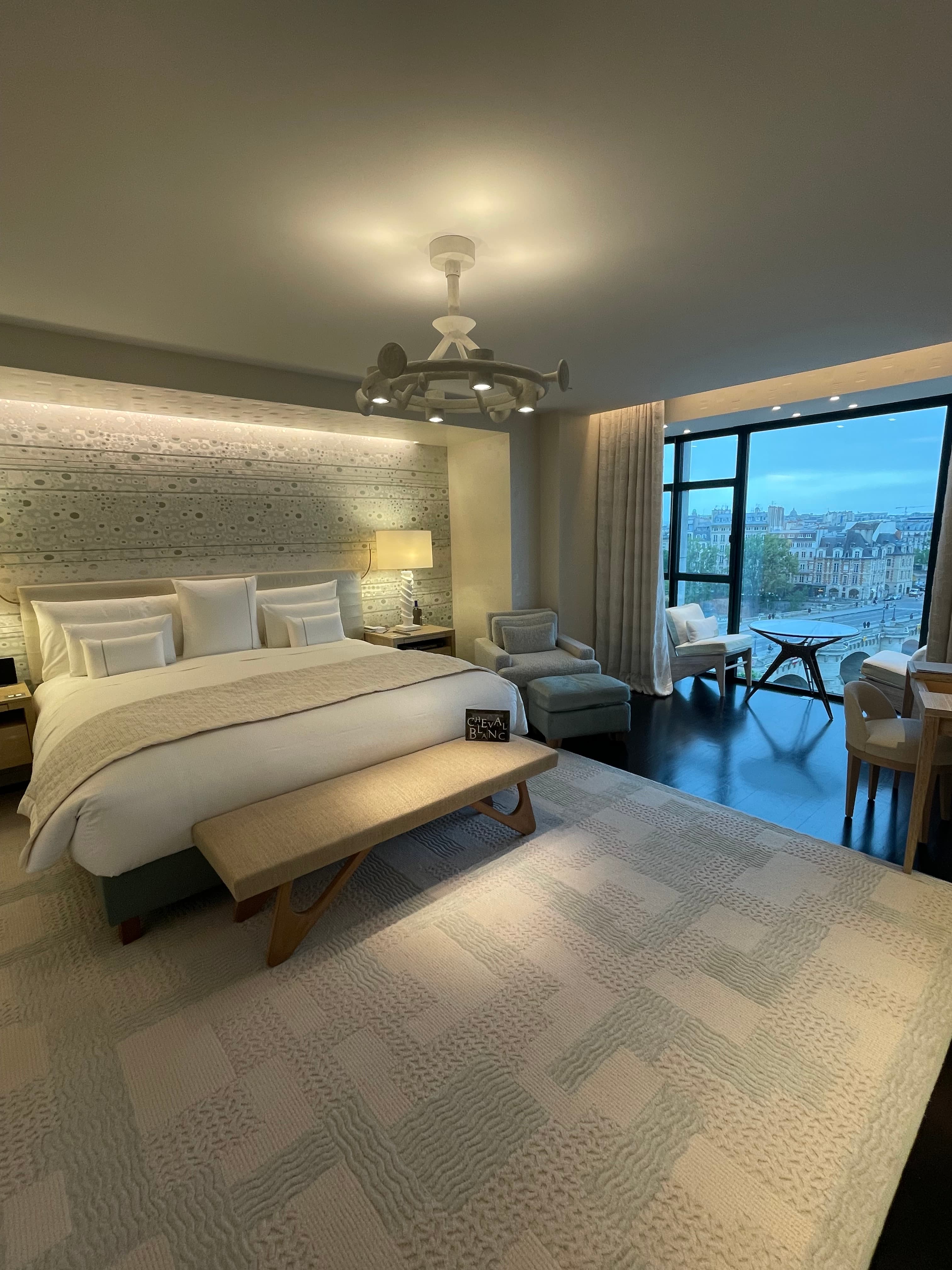 View of the hotel bedroom