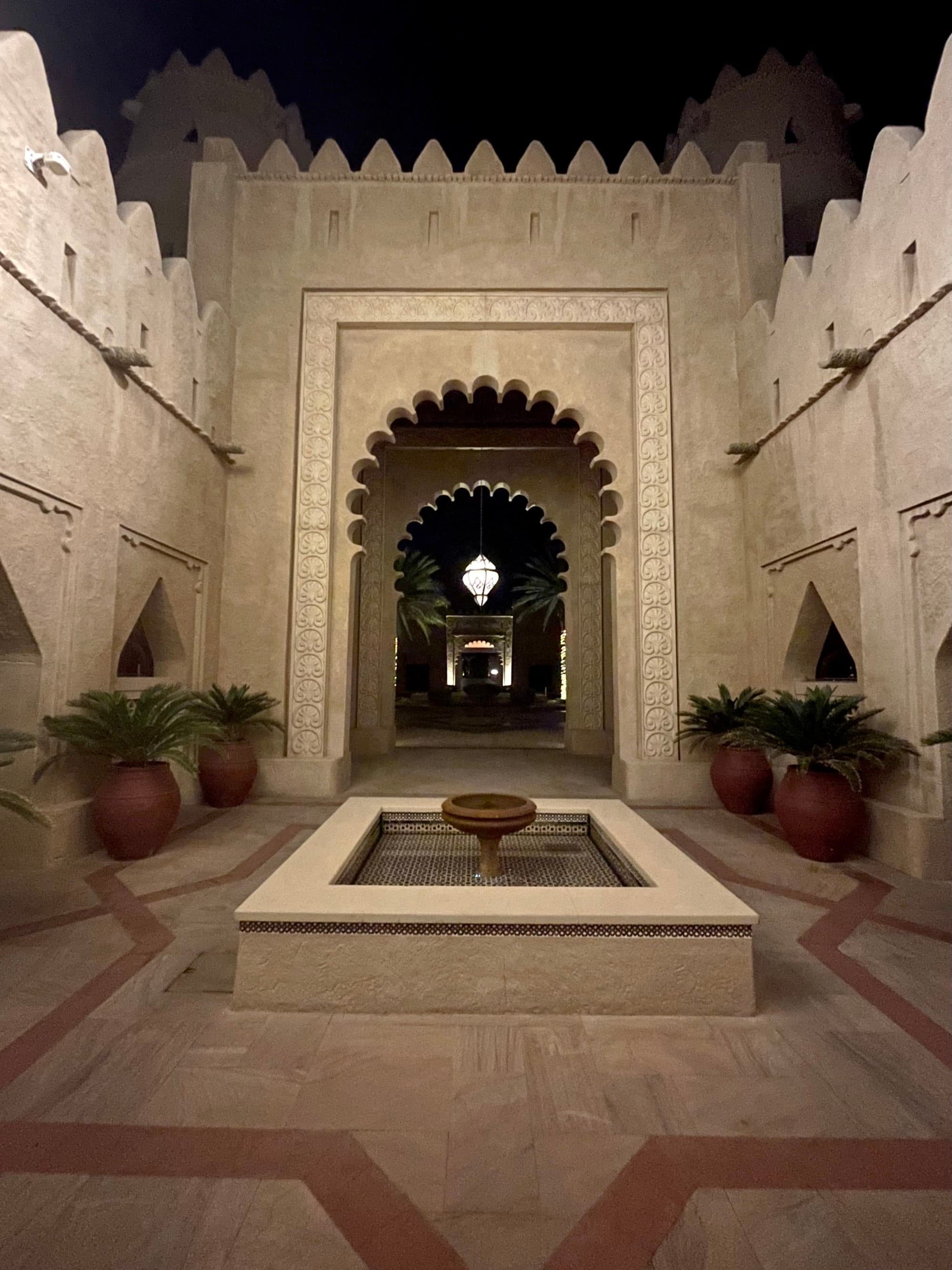 Inside view of the villa