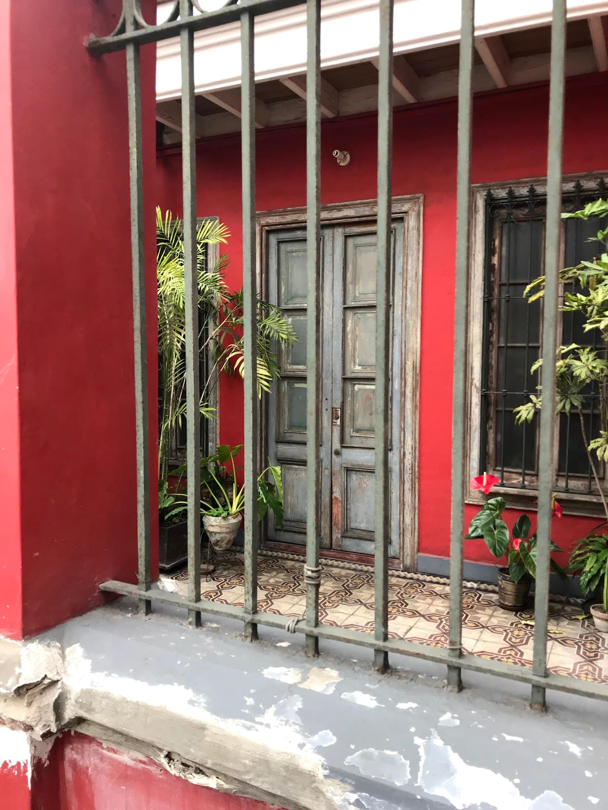 Outside view of window